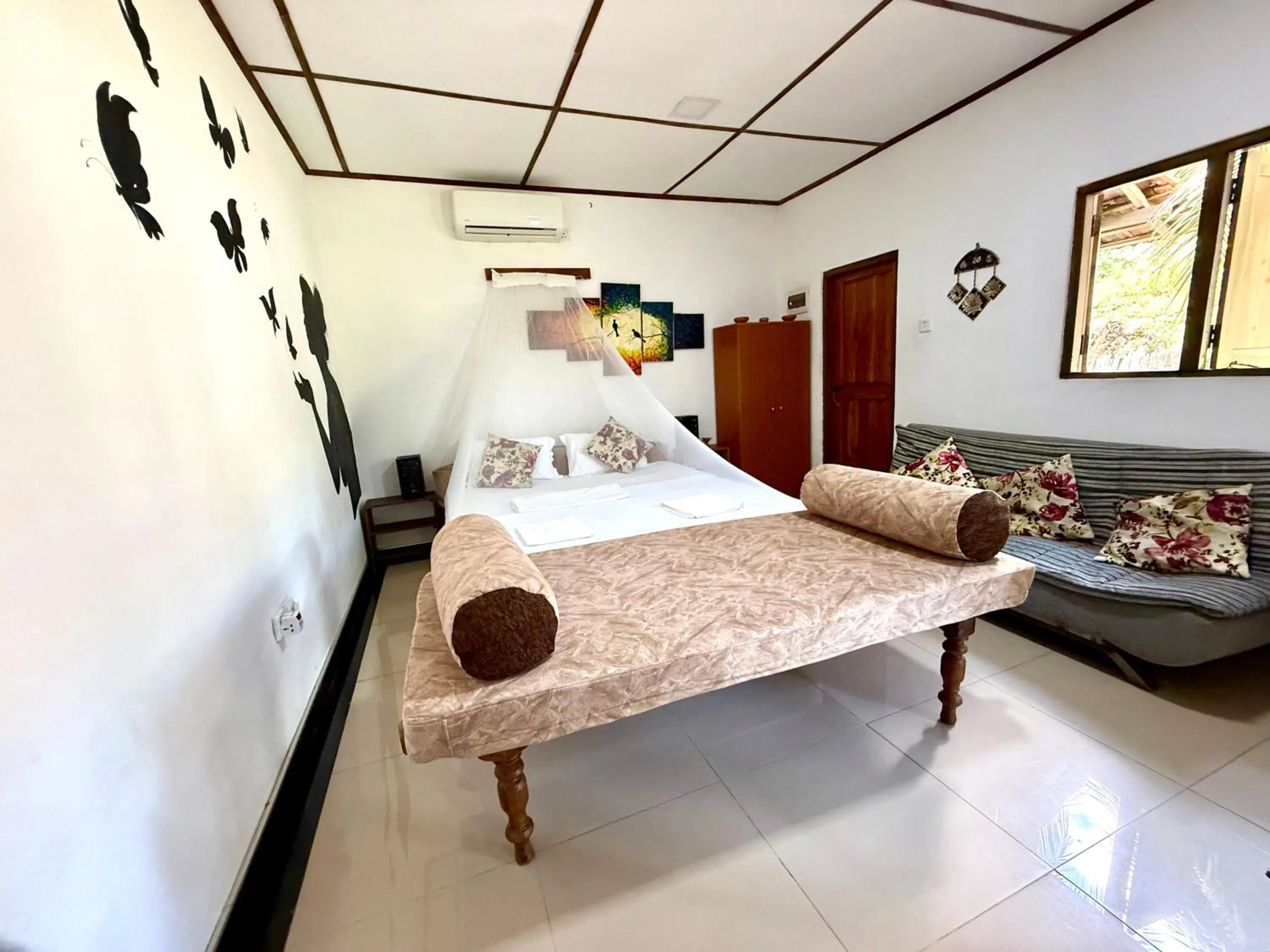 View (from property/room), Bed in Valampuri Kite Resort