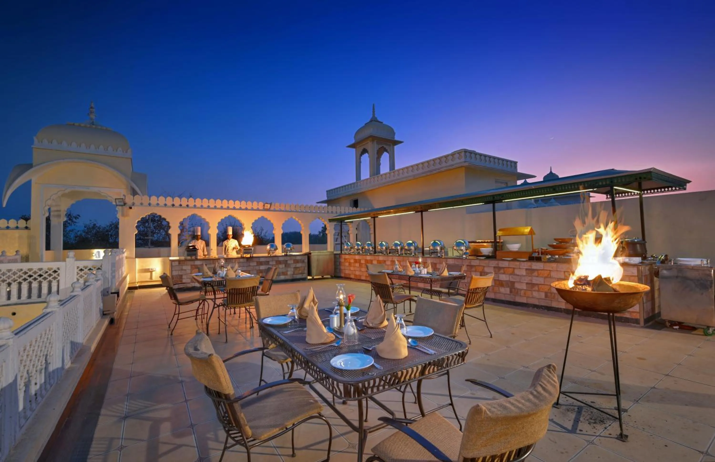 Restaurant/places to eat in The Tigress, Ranthambore