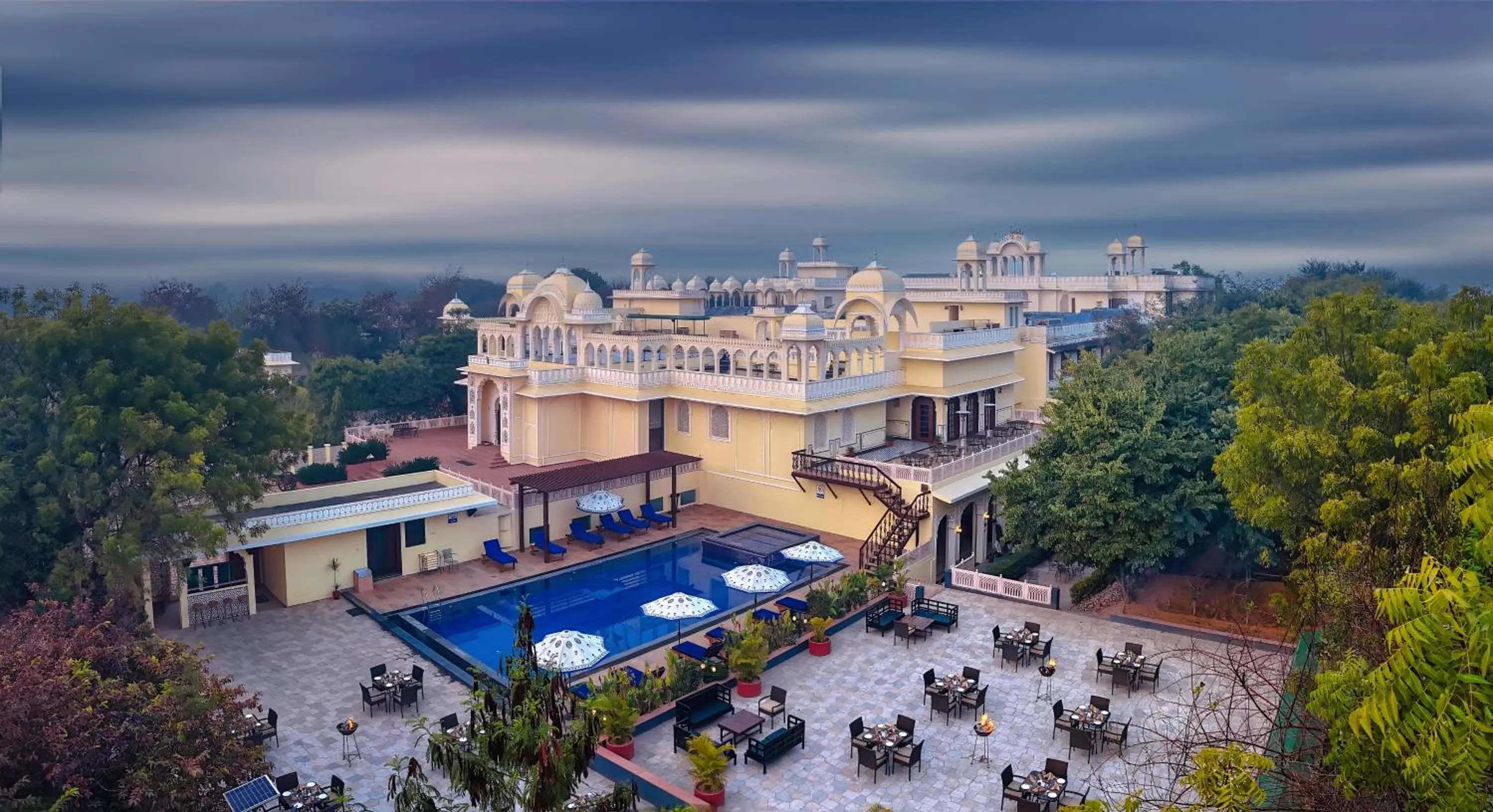 Bird's eye view in The Tigress, Ranthambore