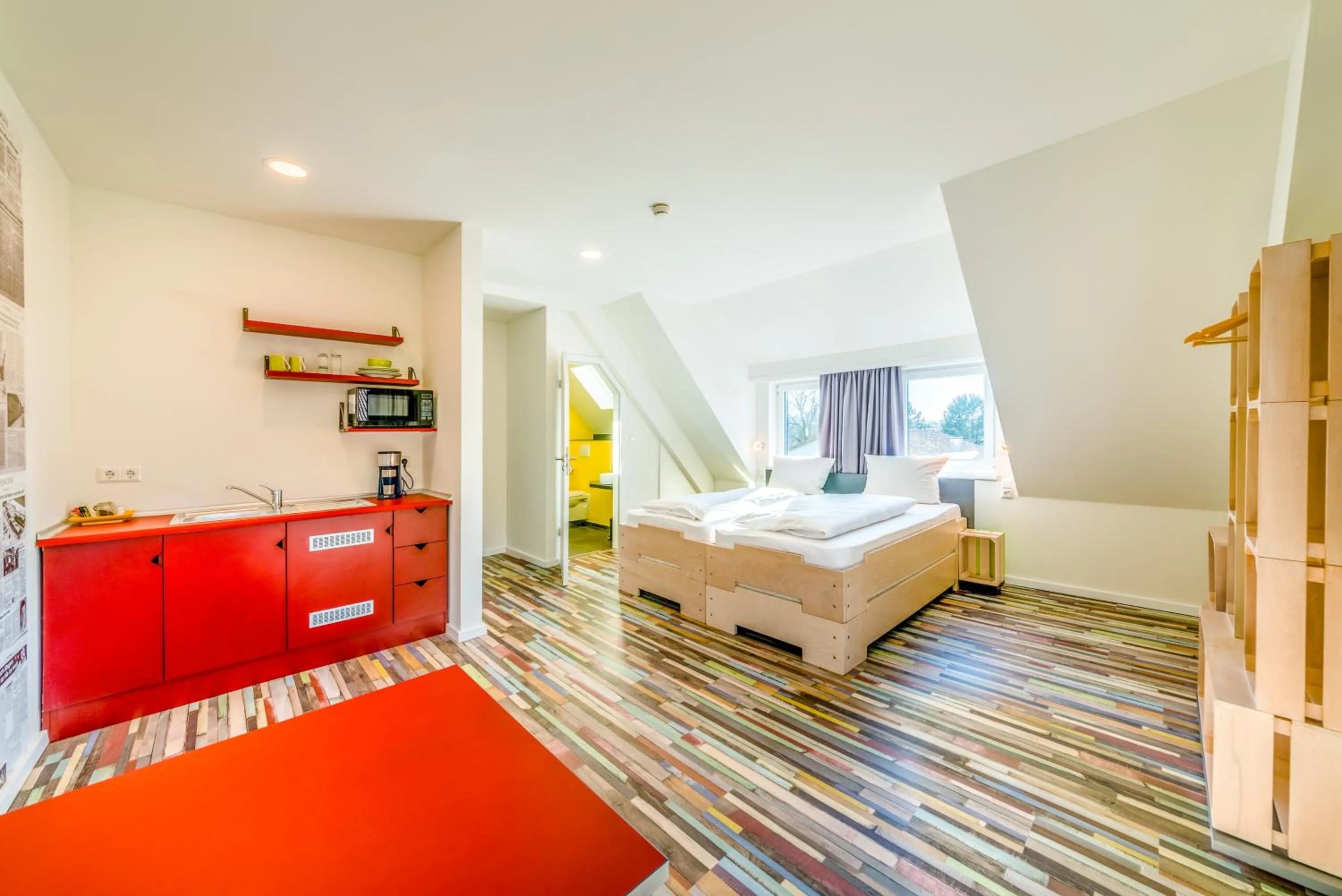 Bed in Hostel Art & Style