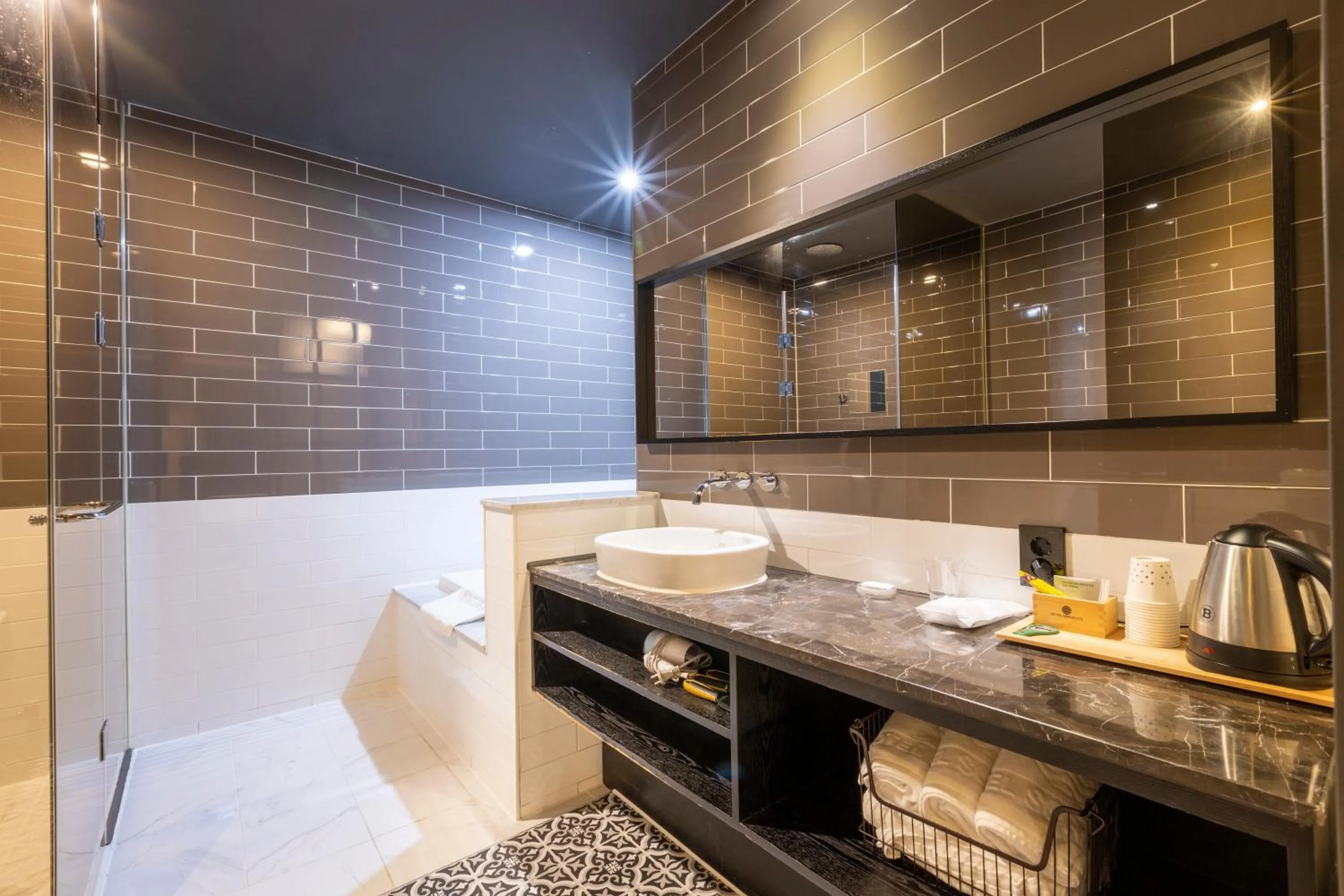 Bathroom in Sorgente Business Hotel