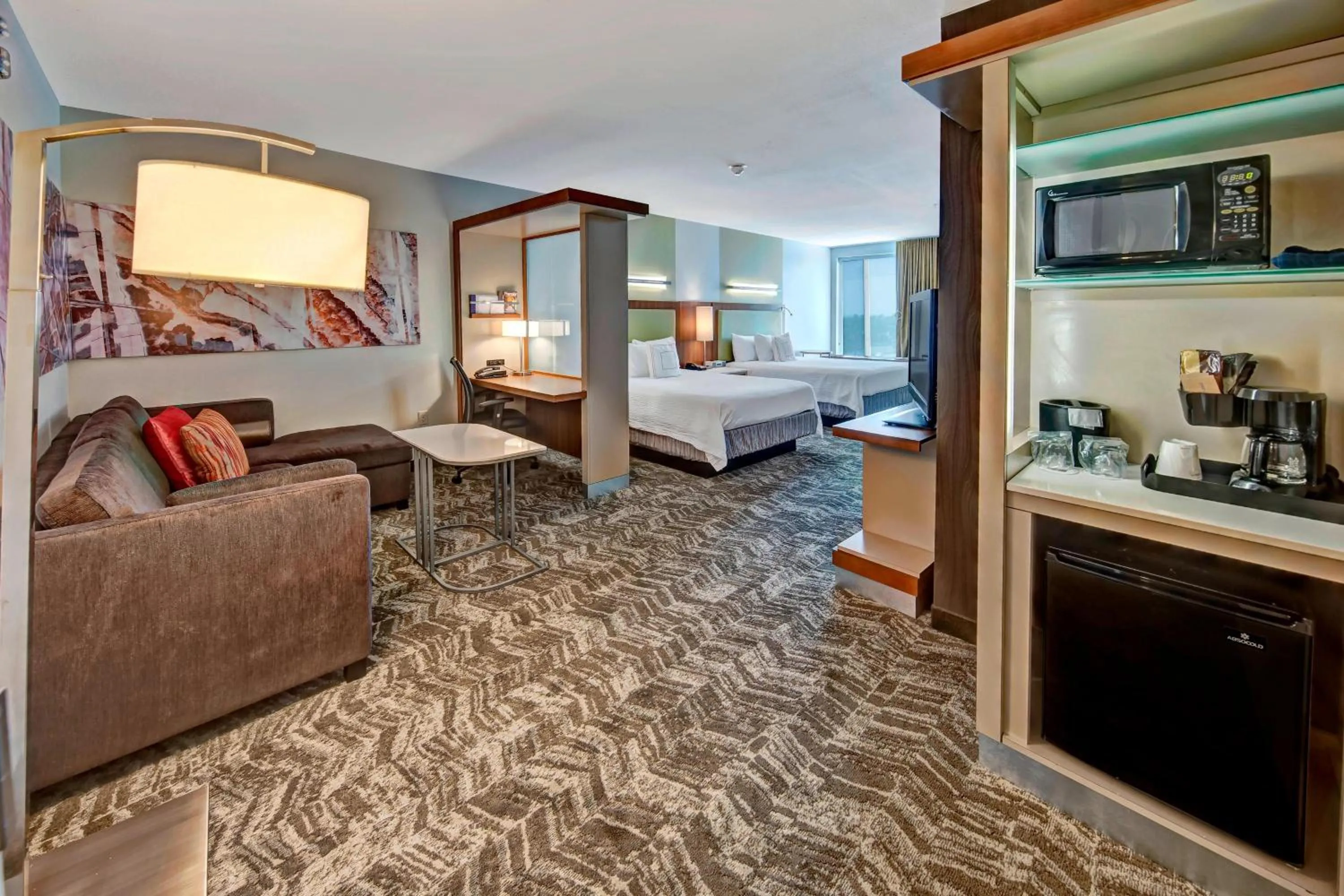 Photo of the whole room, Bed in SpringHill Suites by Marriott Oklahoma City Moore