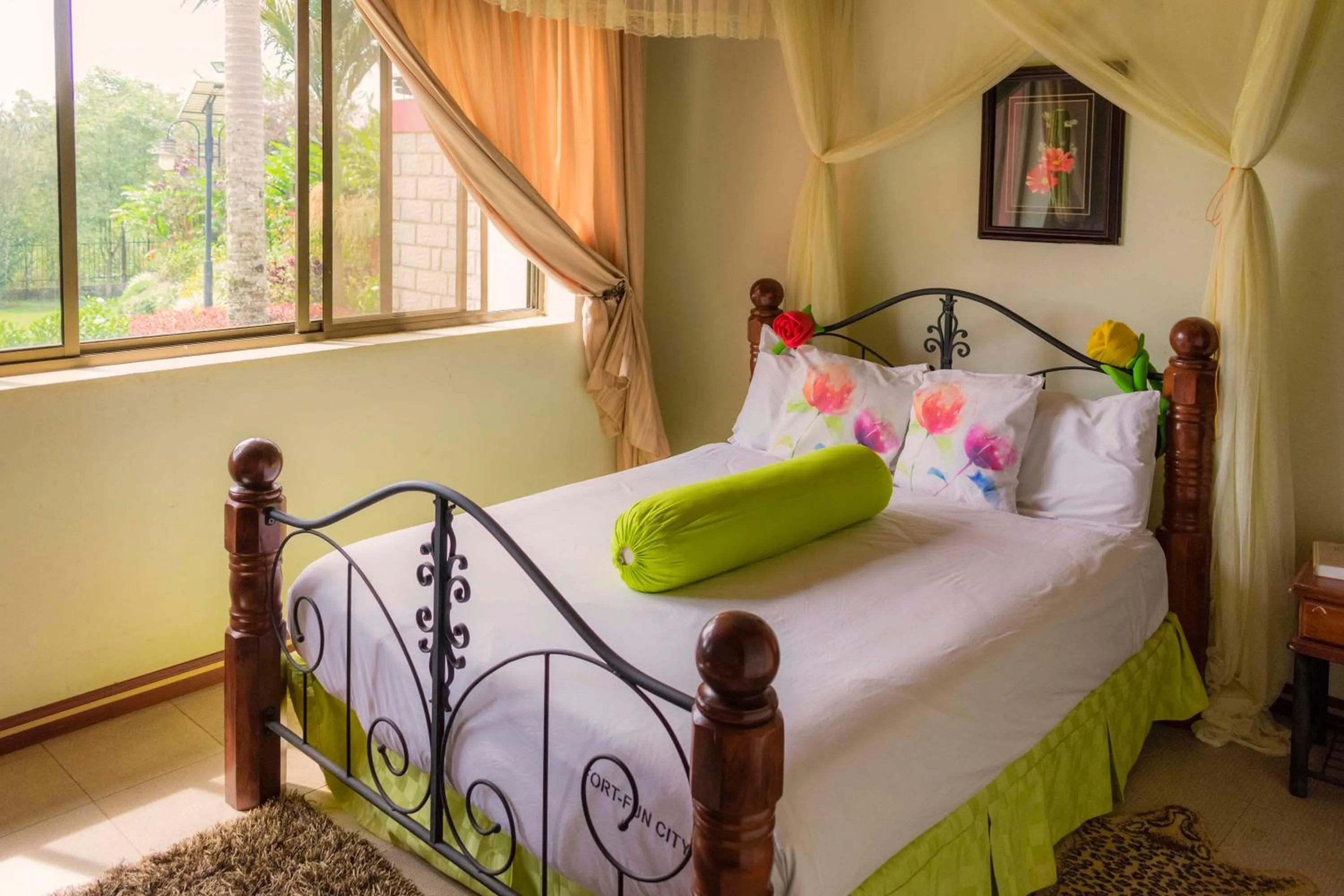 Bed in Fort Fun City Hotel Fort Portal