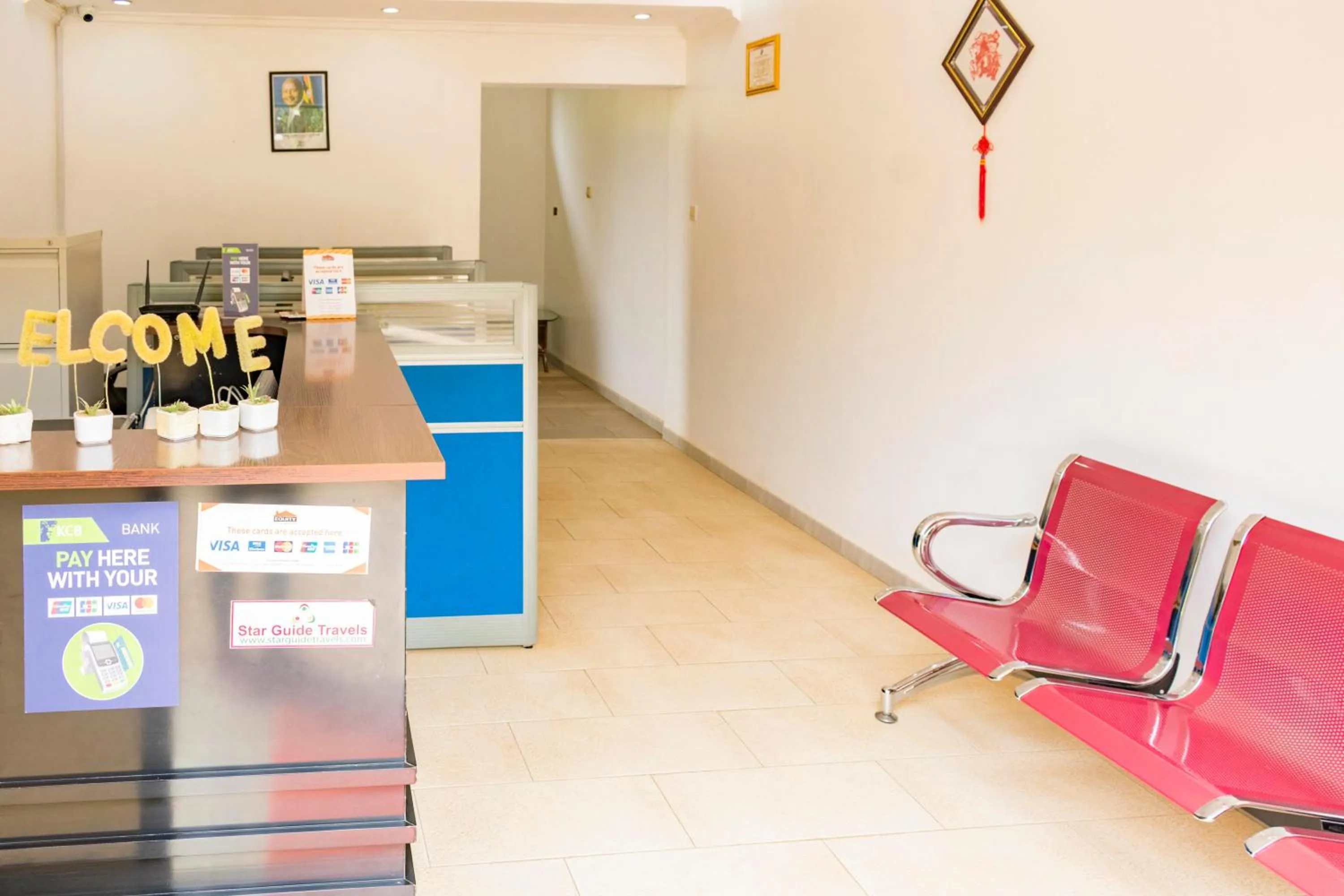 Lobby or reception in Fort Fun City Hotel Fort Portal