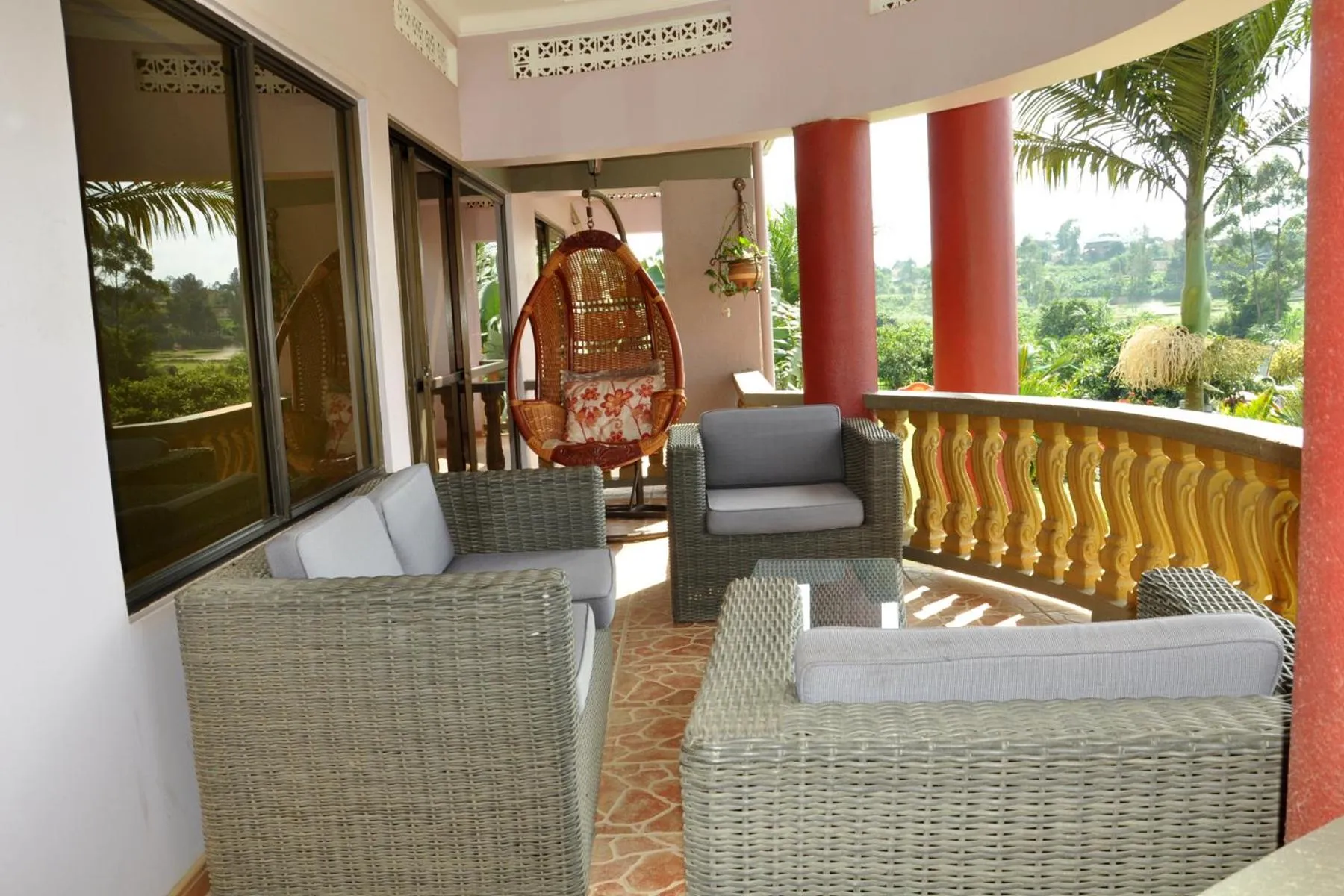 Patio in Fort Fun City Hotel Fort Portal