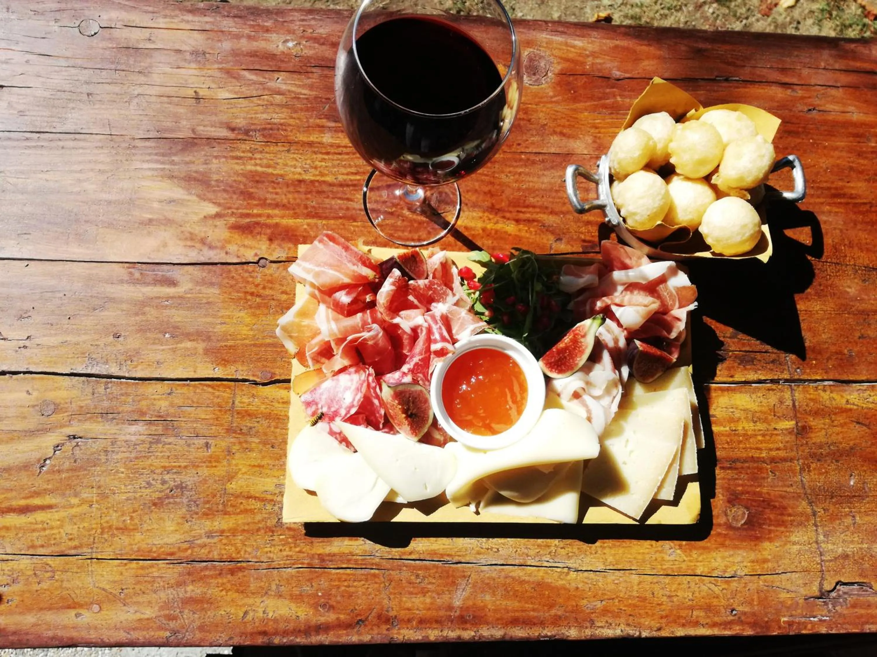 Food close-up in Un'Ottima Annata B&B