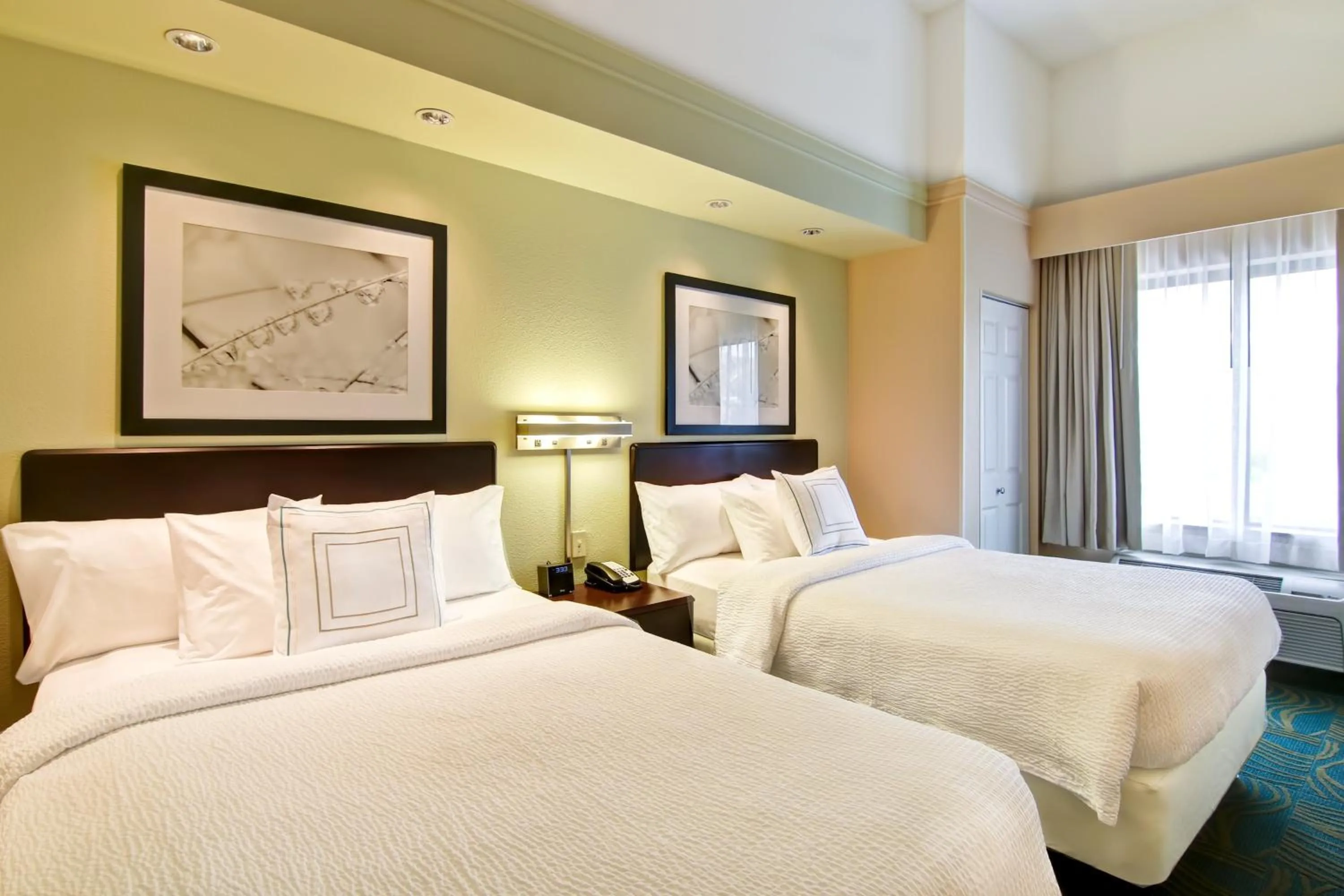 Photo of the whole room, Bed in SpringHill Suites Fresno