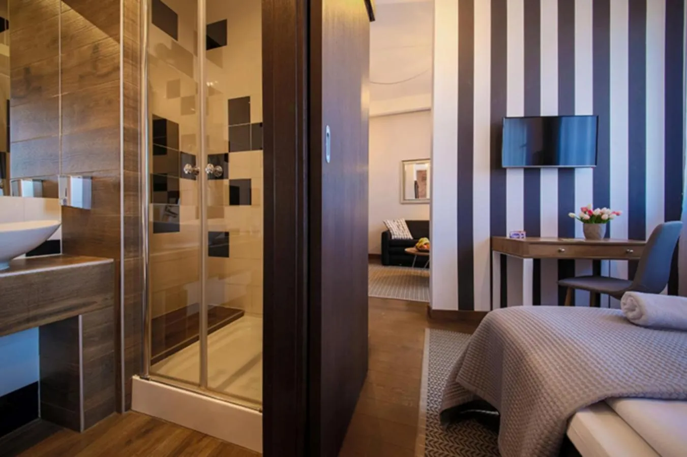 Photo of the whole room, Bed in Boogie ApartHouse Old Town