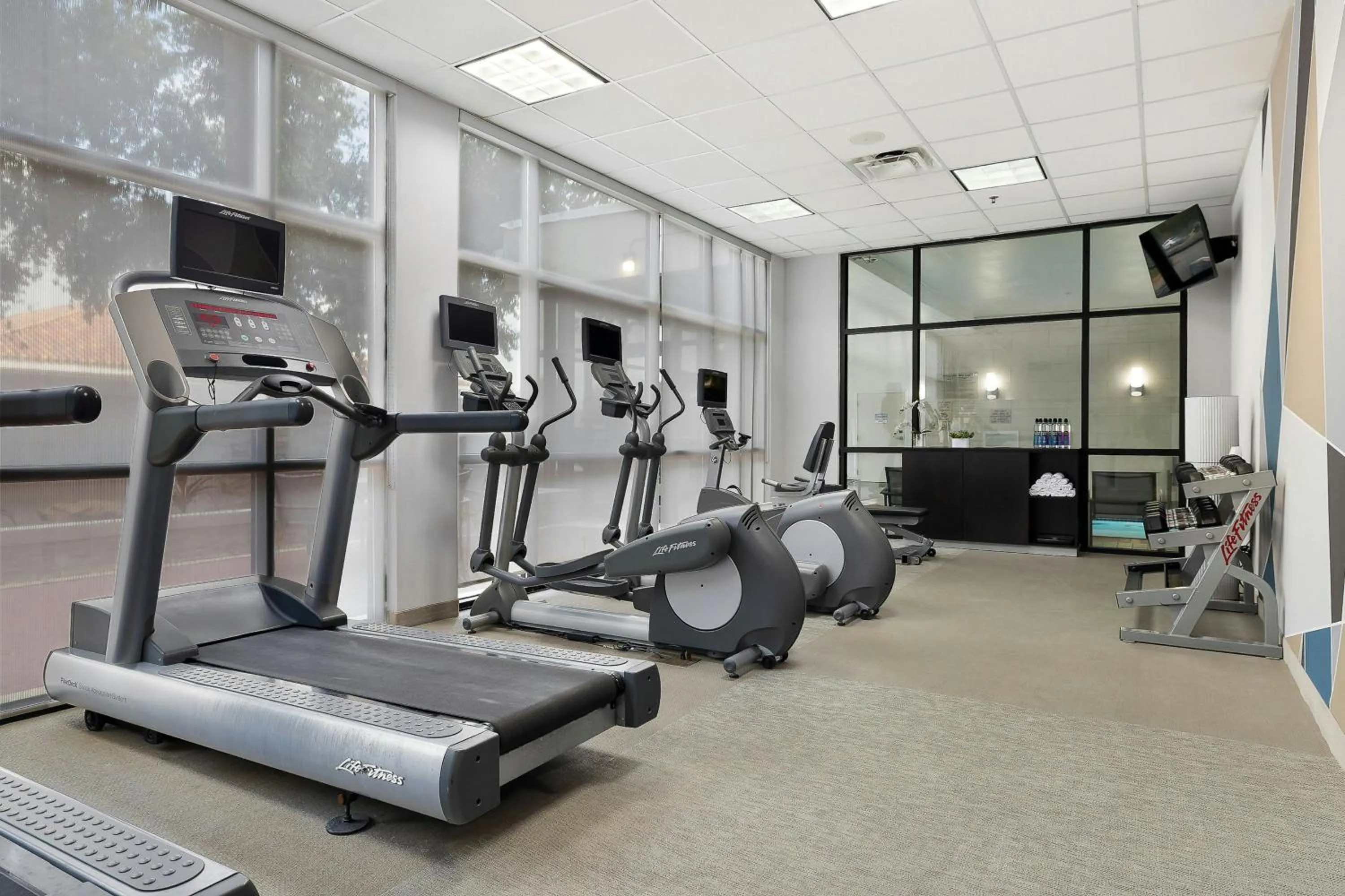 Fitness centre/facilities in SpringHill Suites by Marriott McAllen Convention Center