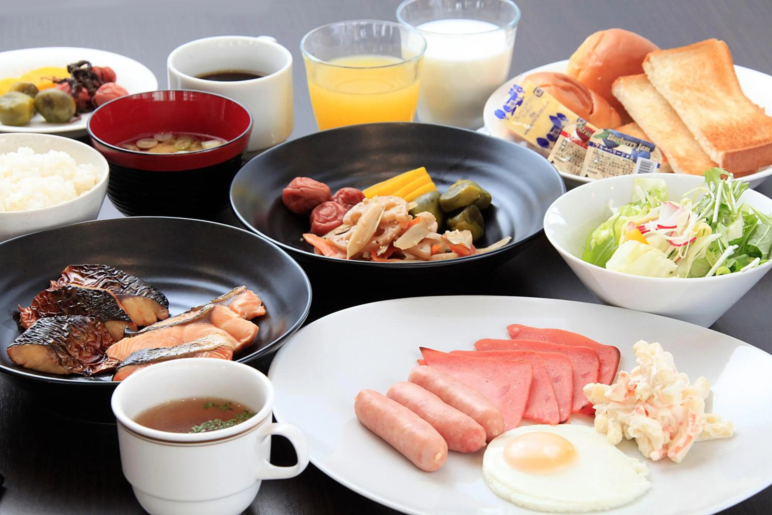 Breakfast in Hotel Lifetree Hitachinoushiku