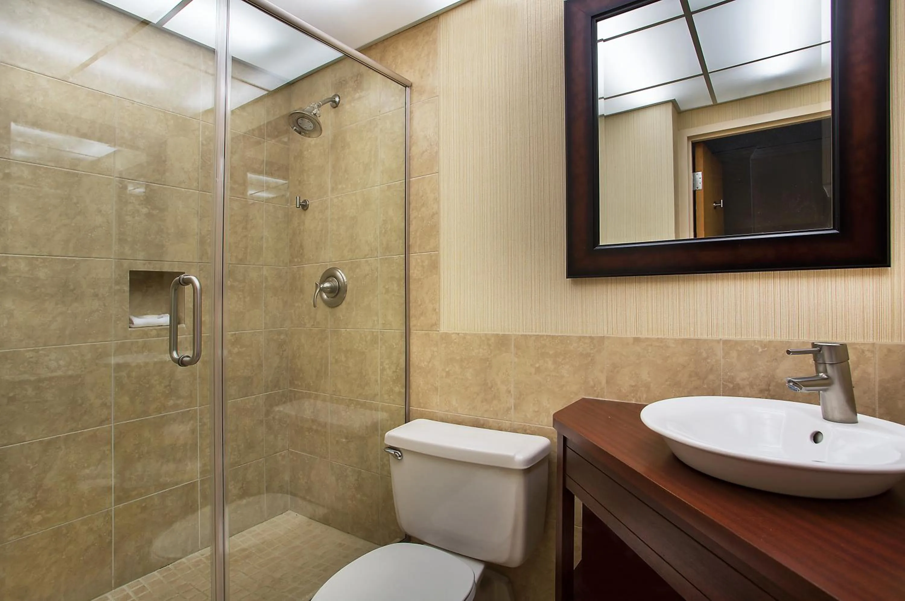 Bathroom in Crowne Plaza Knoxville Downtown University by IHG