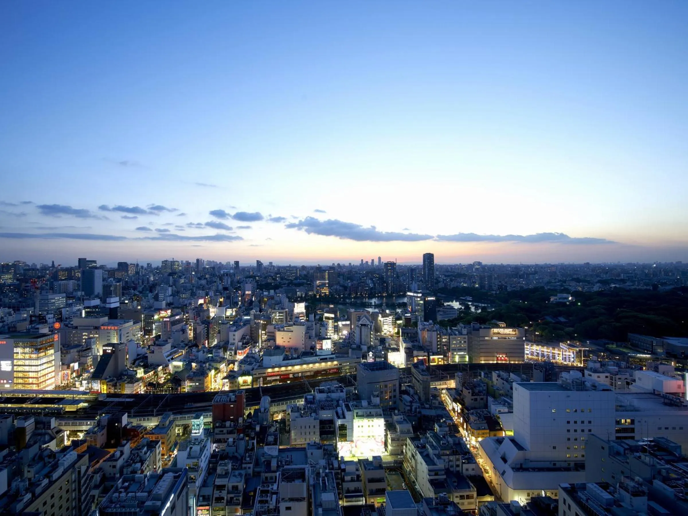 City view in Hotel Crown Hills Ueno Premier