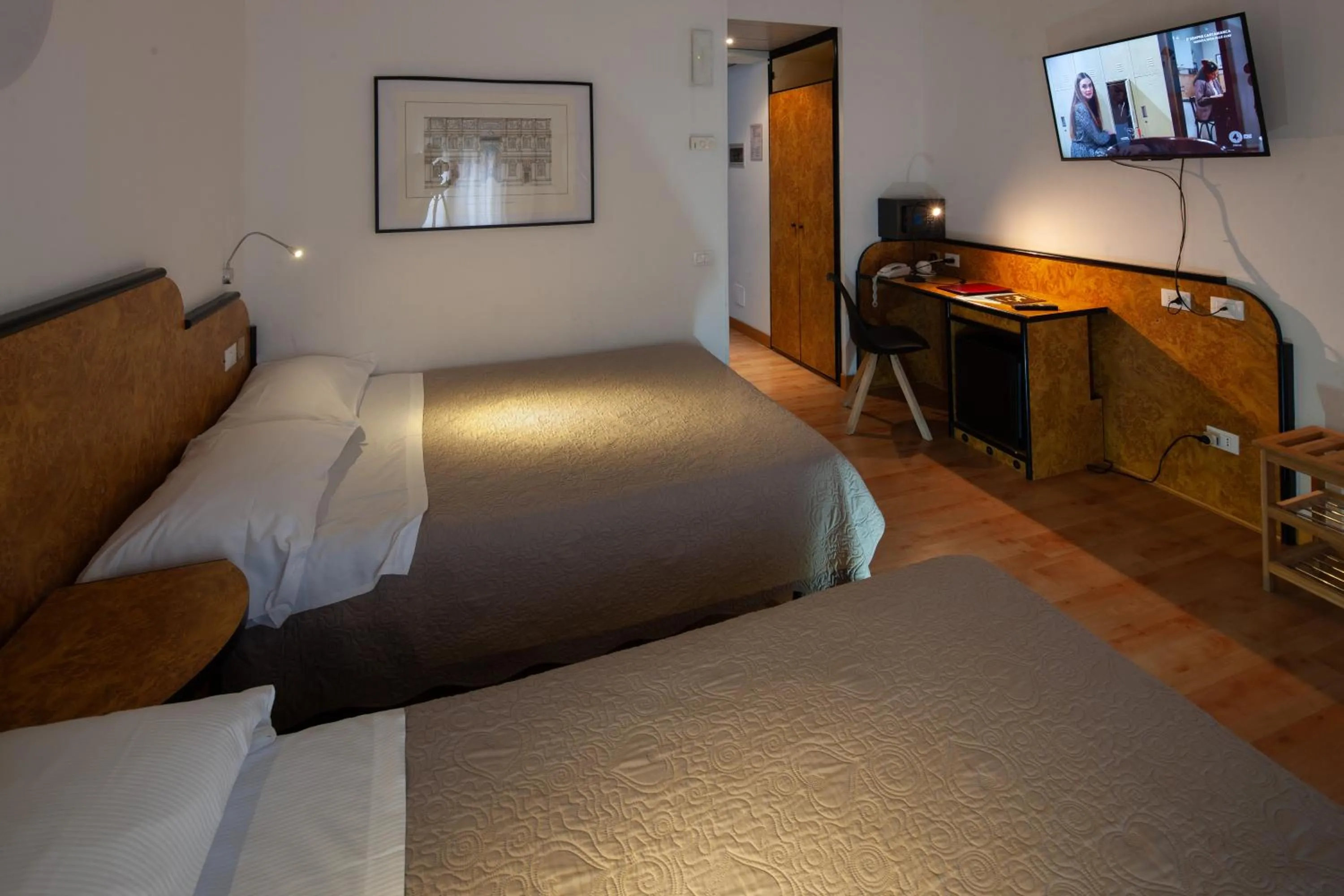 Bedroom, Bed in CityHotel Cristina Vicenza