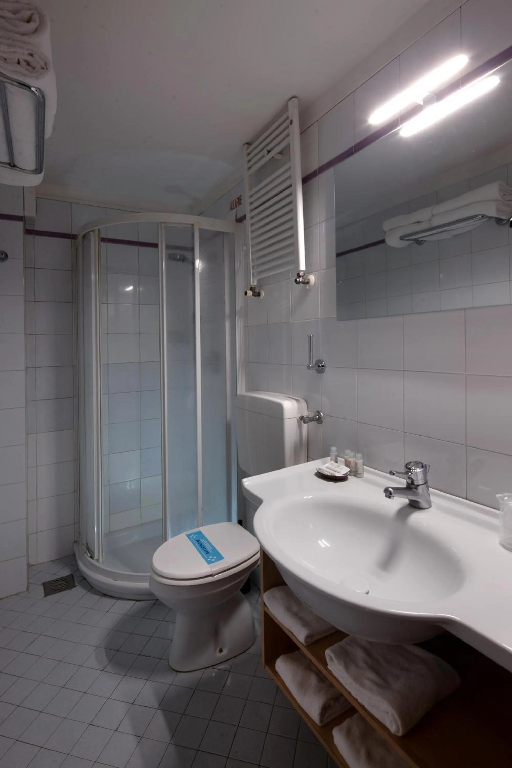 Bathroom in CityHotel Cristina Vicenza