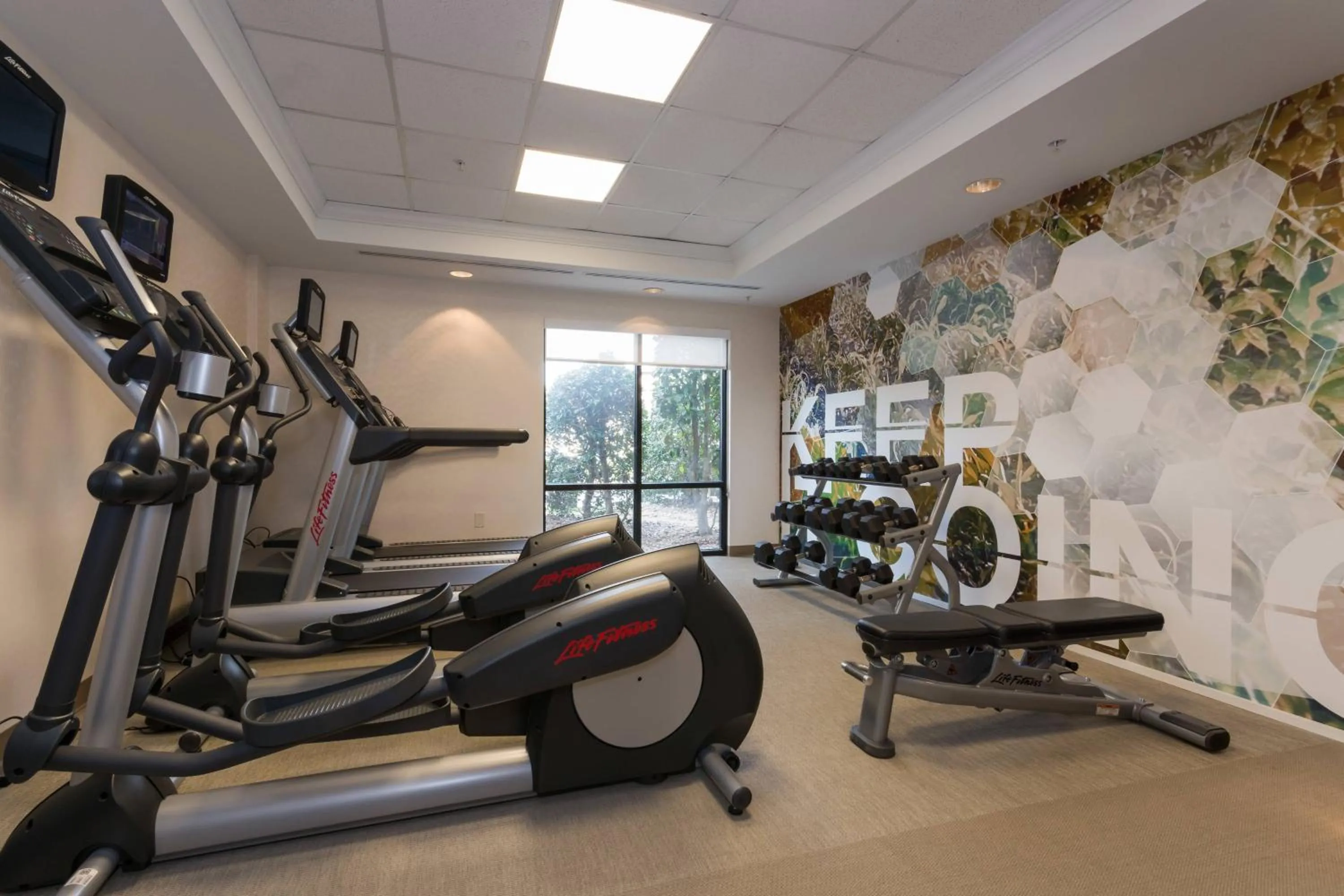 Fitness centre/facilities in SpringHill Suites by Marriott Charlotte / Concord Mills Speedway