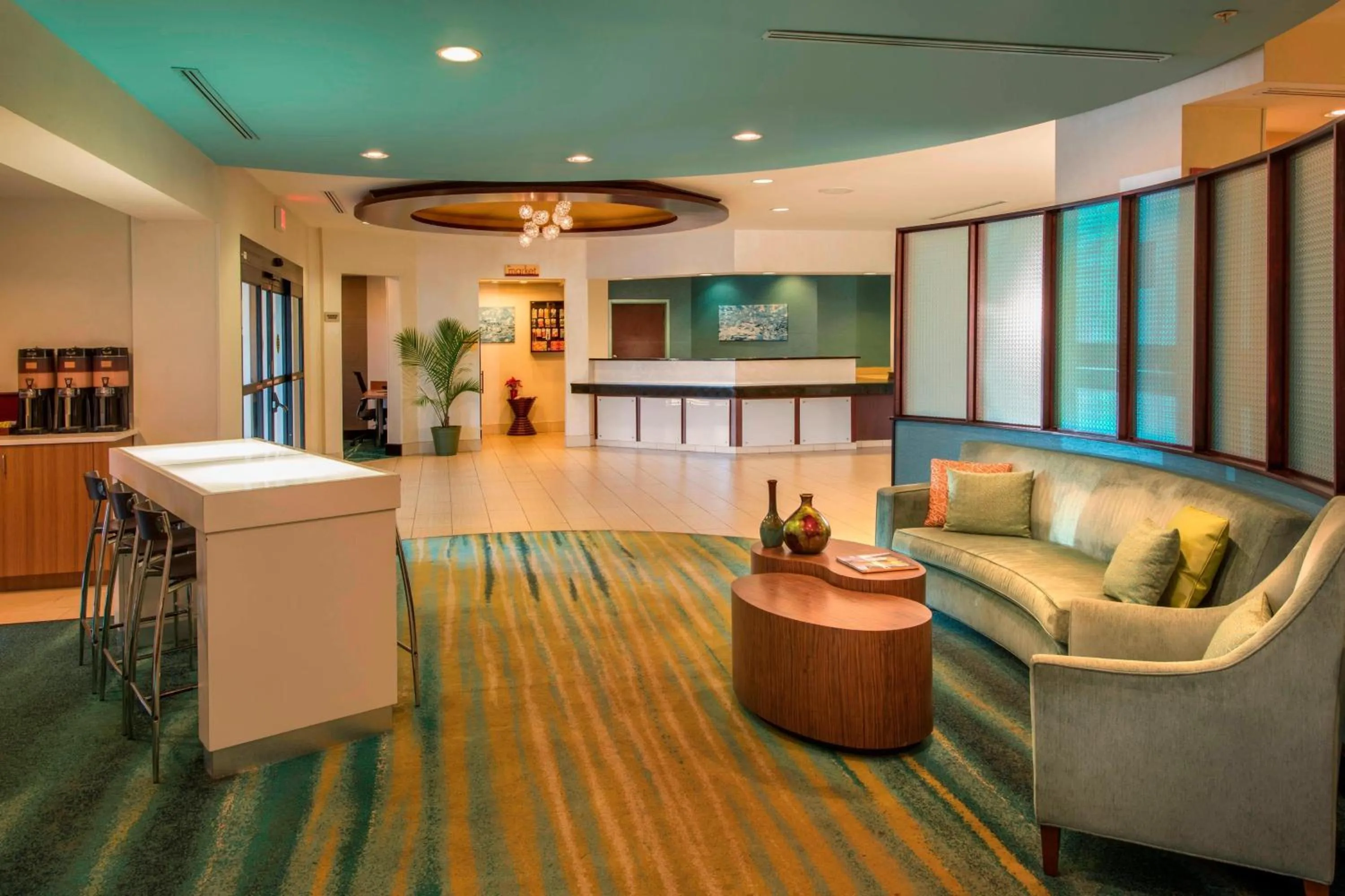 Lobby or reception in SpringHill Suites by Marriott Charlotte Airport