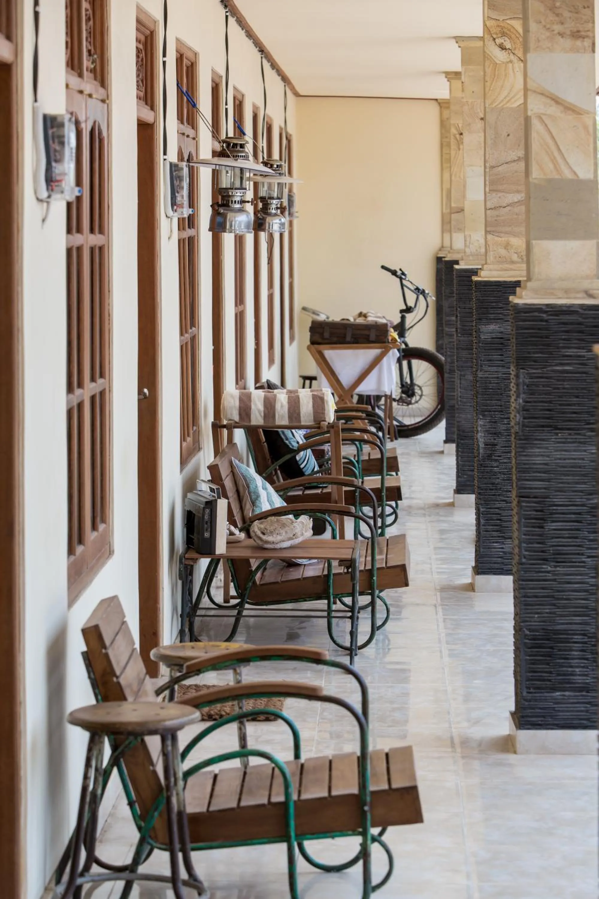 Balcony/Terrace in The Bali Boarding House