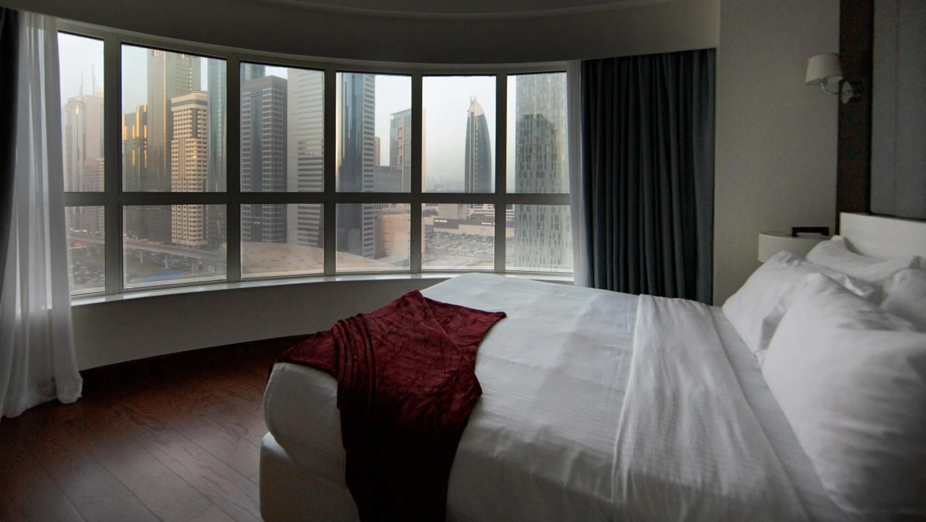 Bed in Number One Tower Suites
