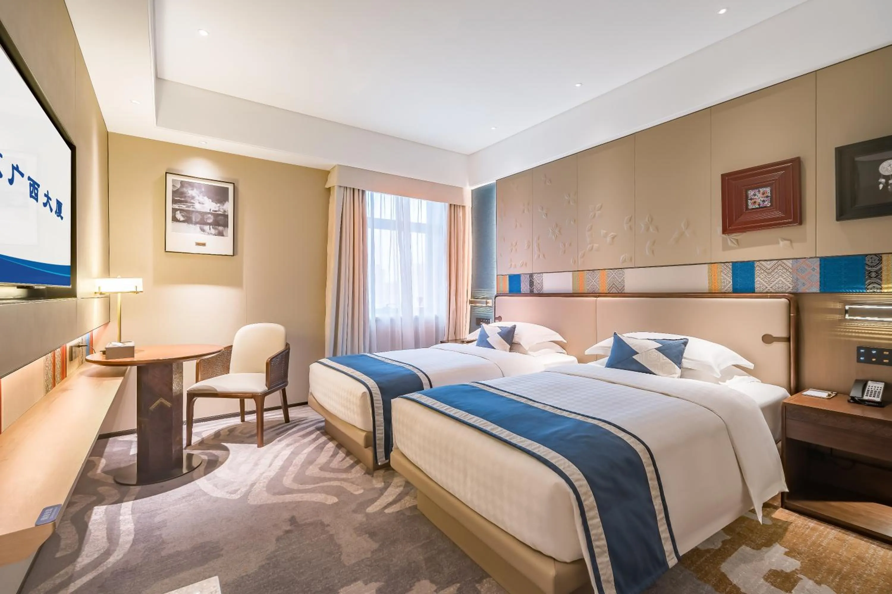 Bed in Beijing Guangxi Hotel