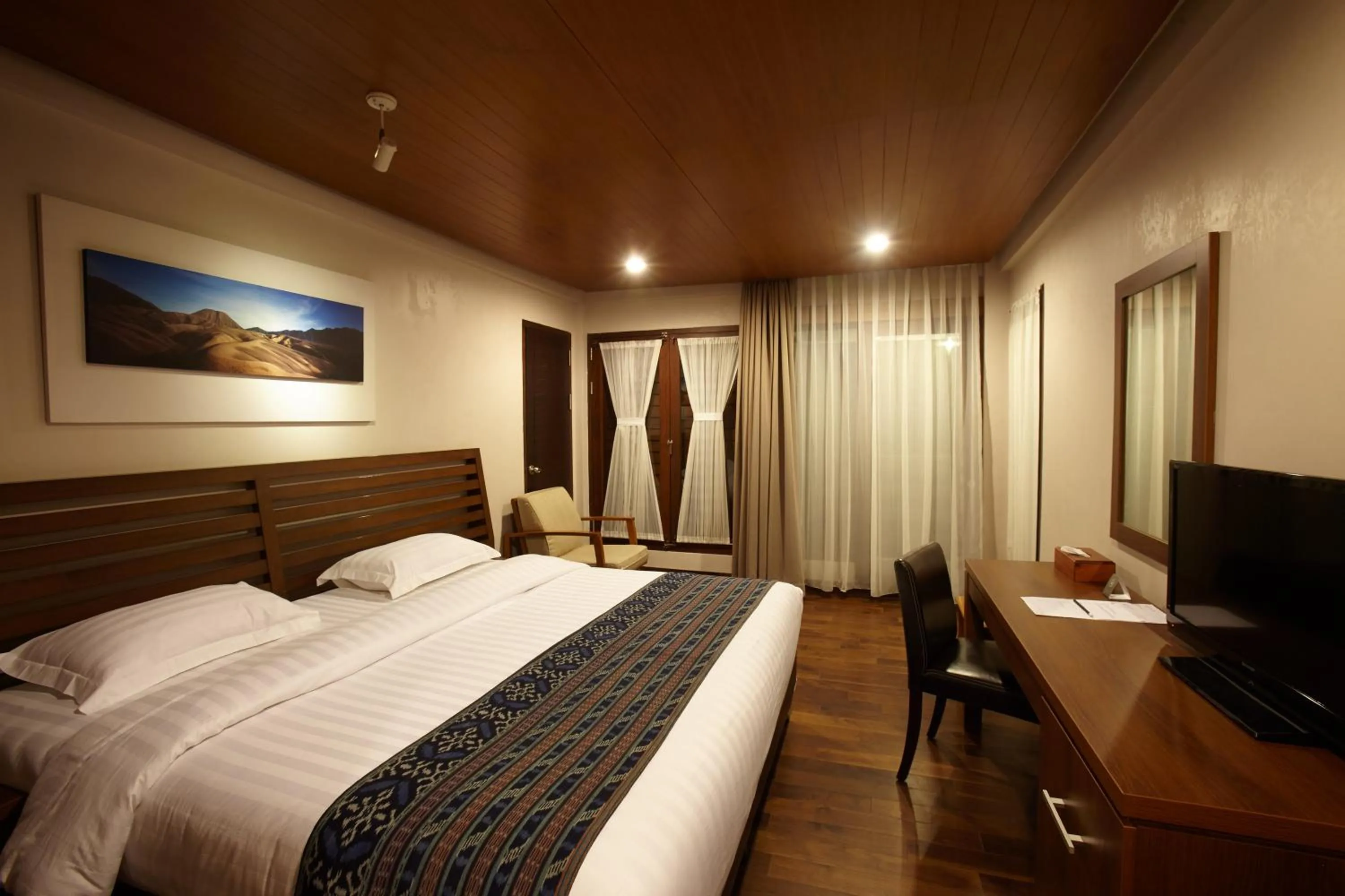 Bathroom, Bed in Jiwa Jawa Resort Bromo