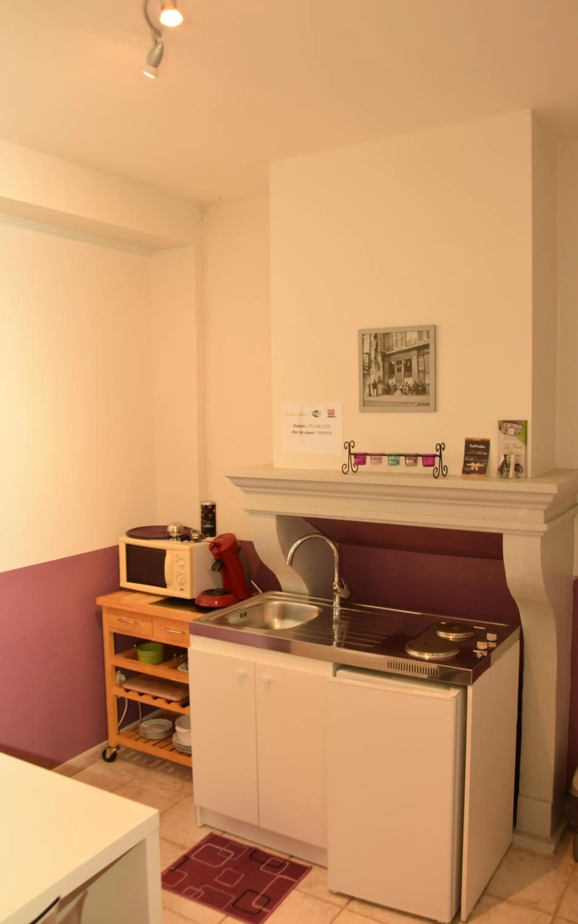 Kitchen or kitchenette in La Sente des Vignes