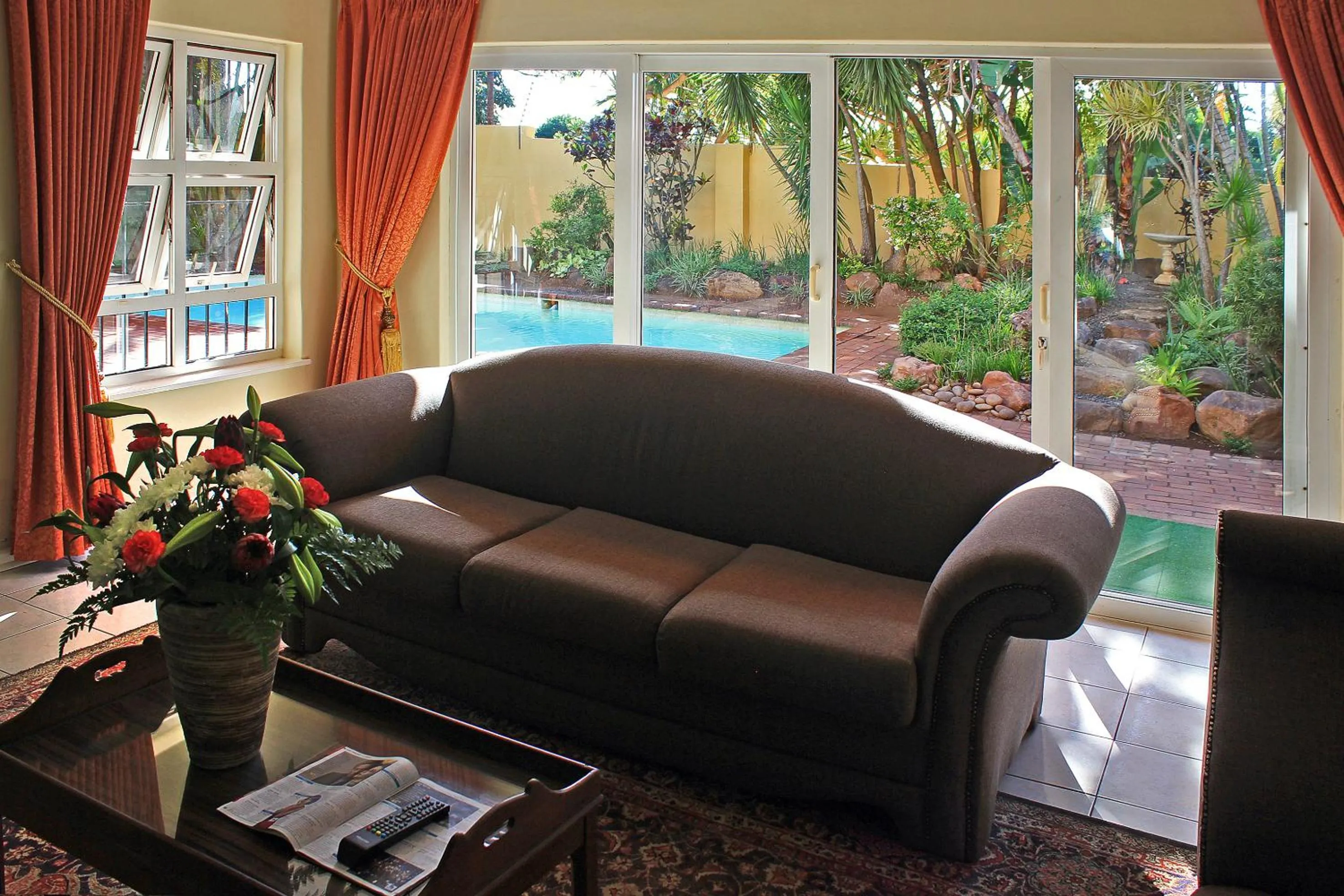 Living room in Durban Manor Guest House