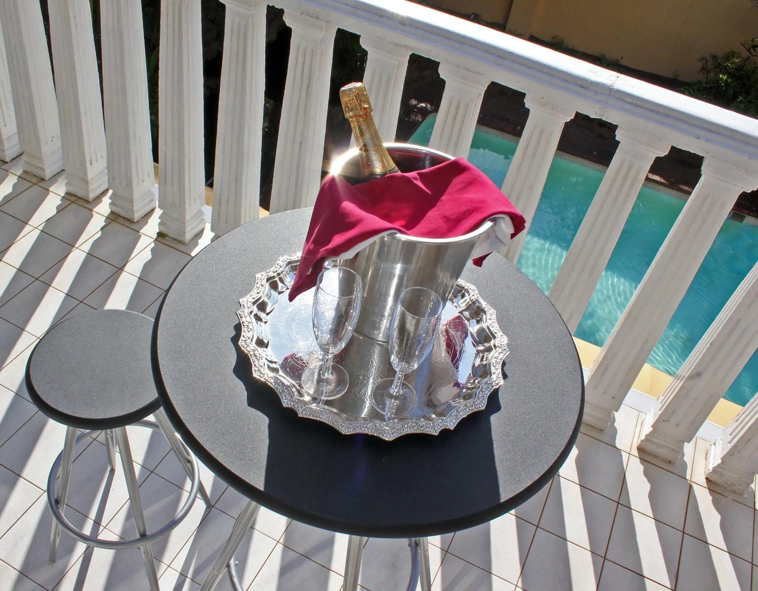 Balcony/Terrace in Durban Manor Guest House