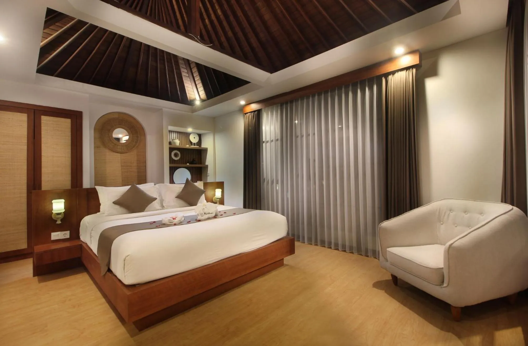 Bedroom, Bed in Sudha Villa Bali Anyelir