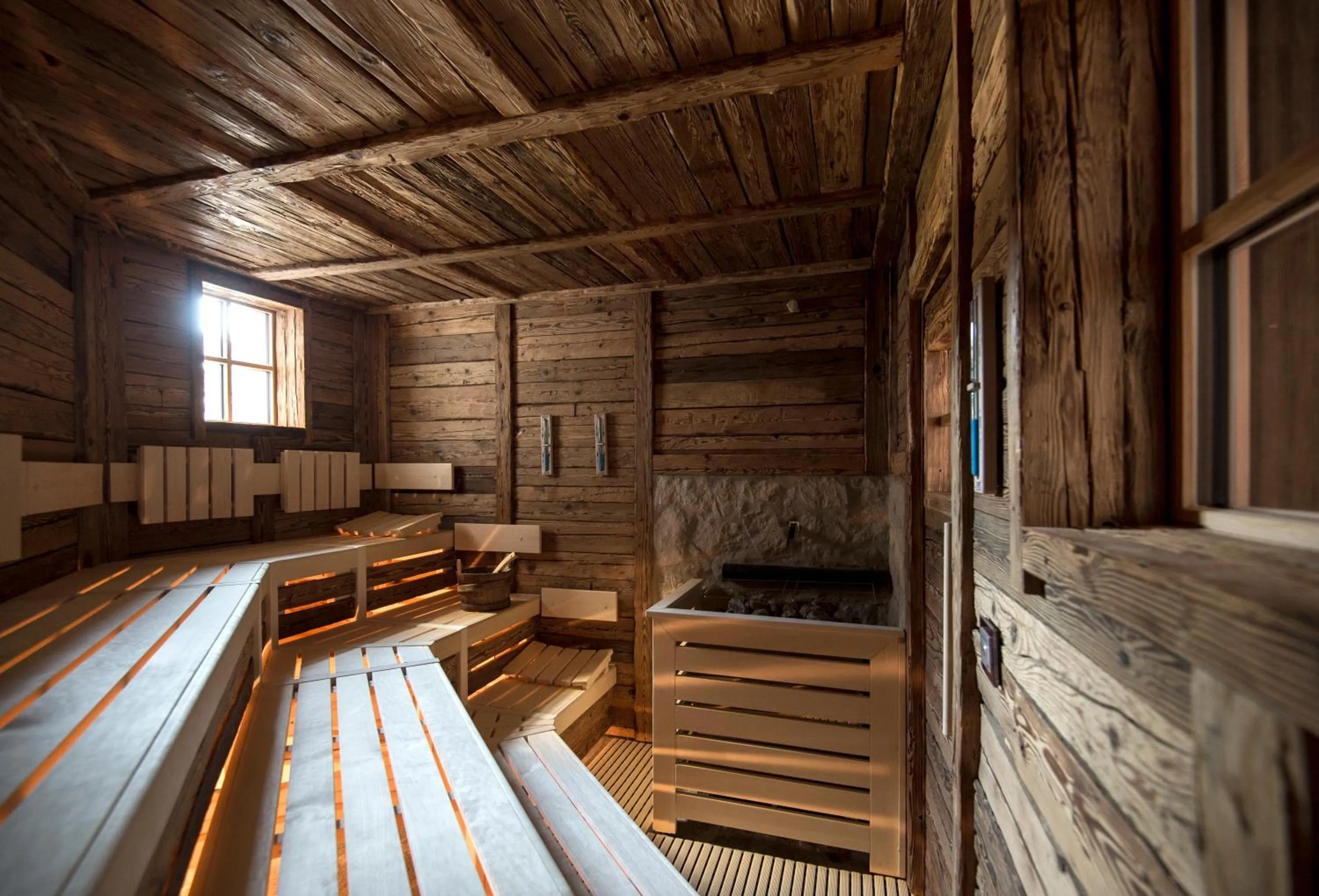 Sauna in Post Alpina - Family Mountain Chalets