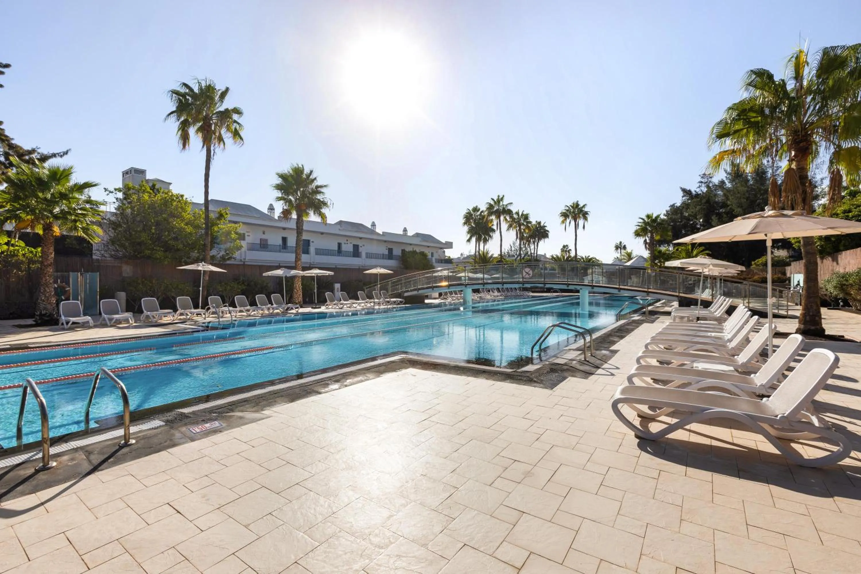 Swimming pool in THB Tropical Island