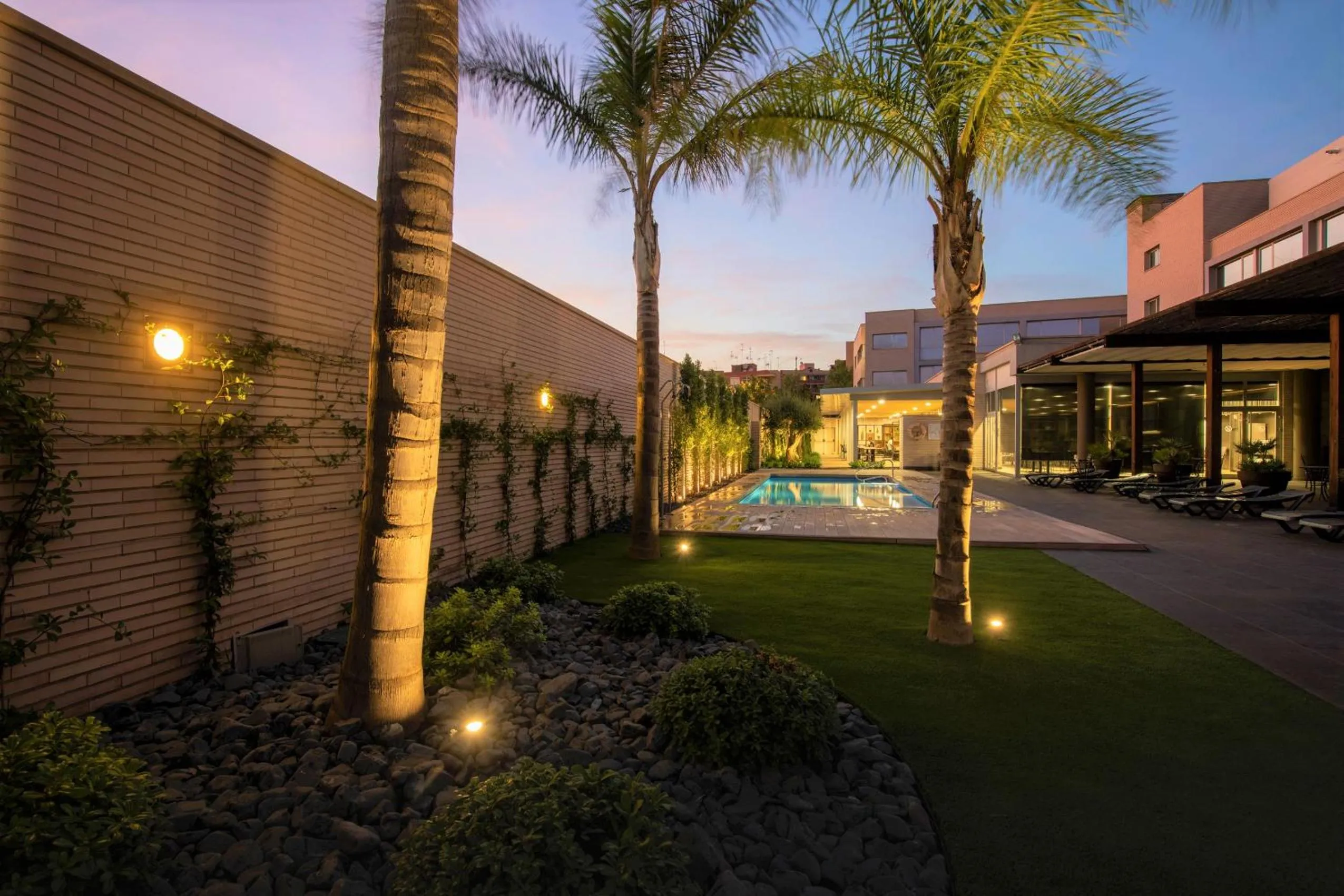 Swimming pool in Tarraco Park Tarragona