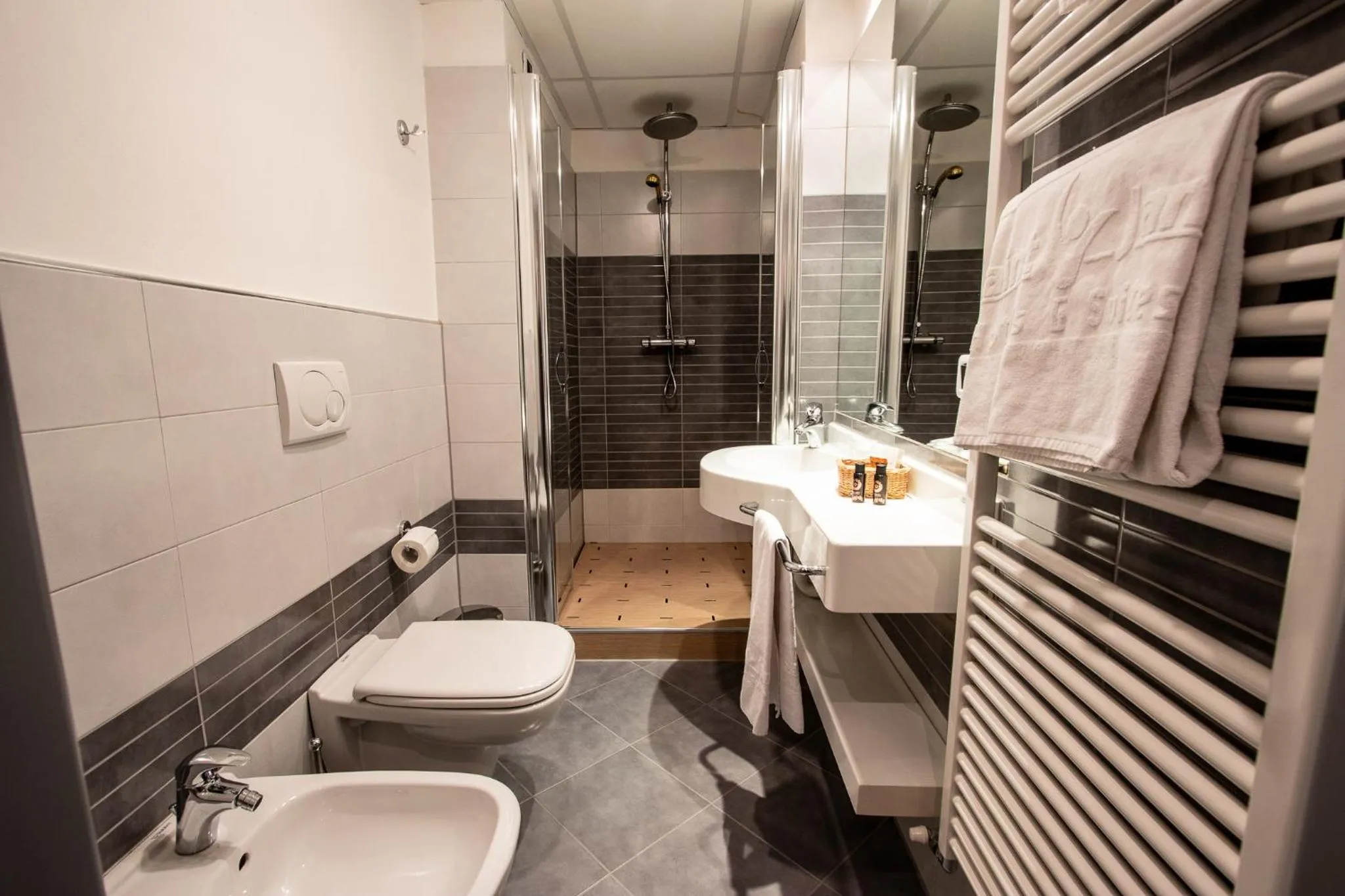 Bathroom in Cristallo Wellness Hotel