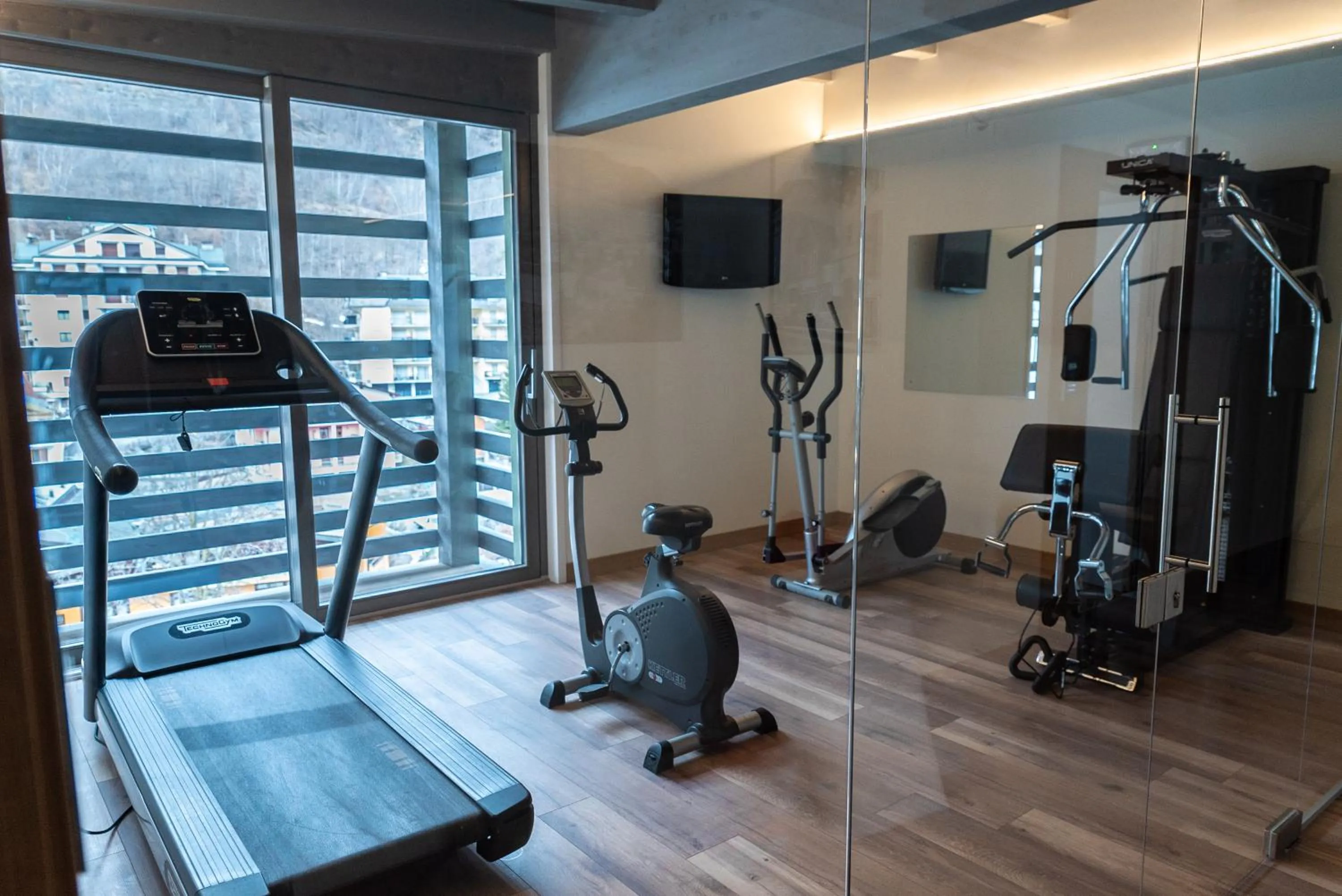 Fitness centre/facilities in Cristallo Wellness Hotel