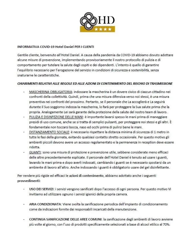 Certificate/Award in Hotel Daniel