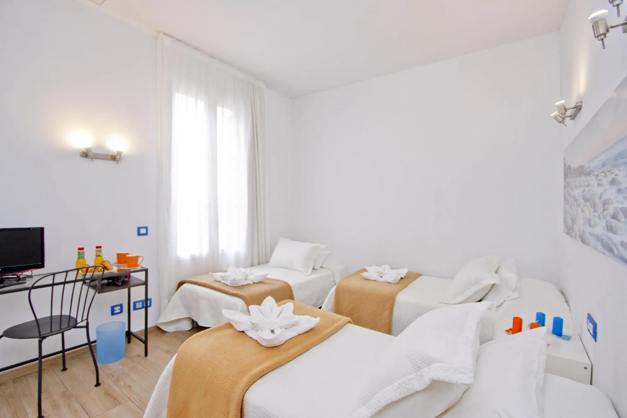 Bed in Barcelona City Hotel