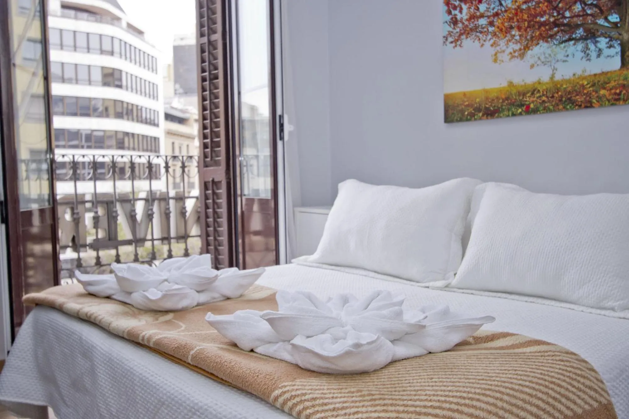 Bed in Barcelona City Hotel