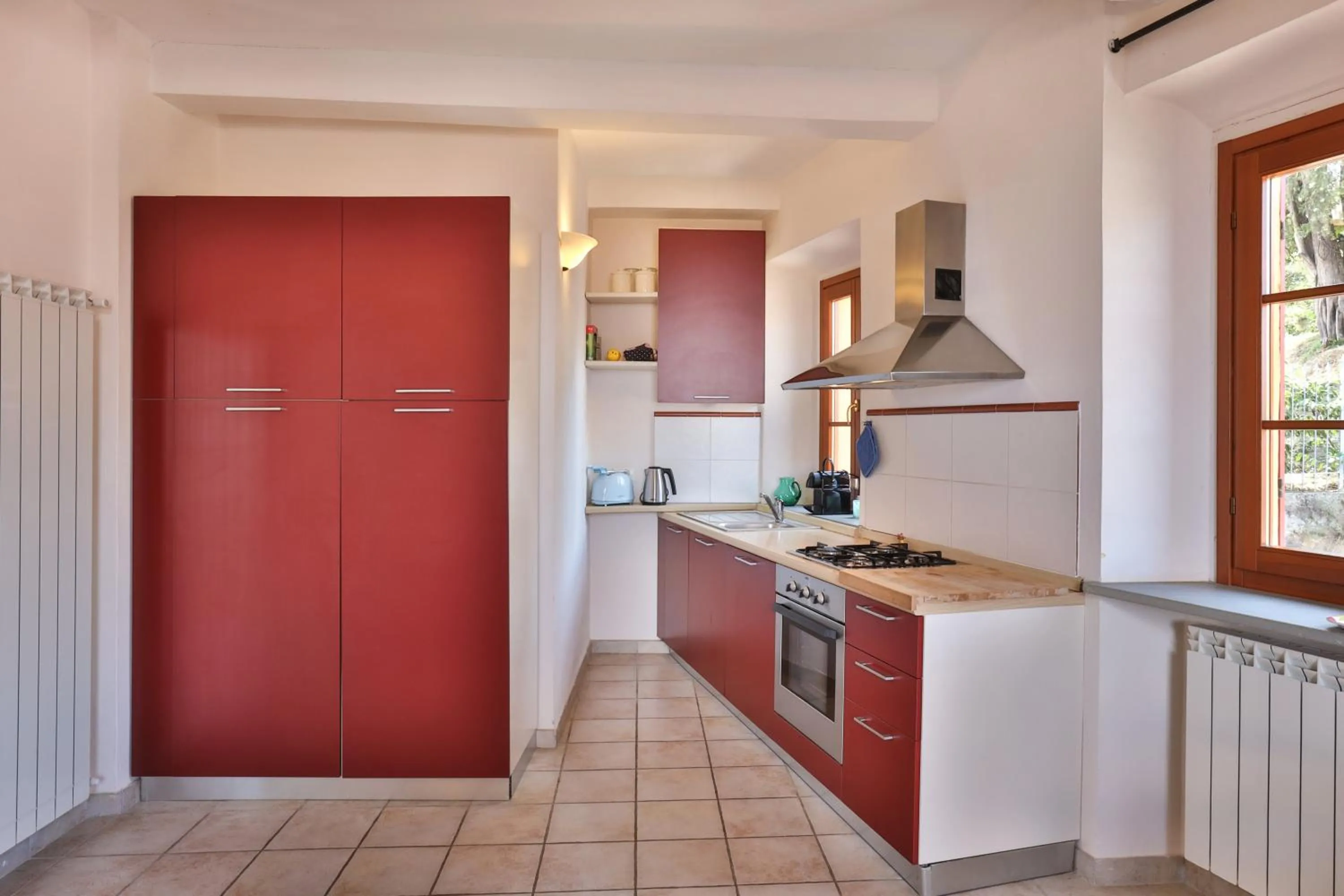 Kitchen or kitchenette in Villa Pesce, Mombaruzzo
