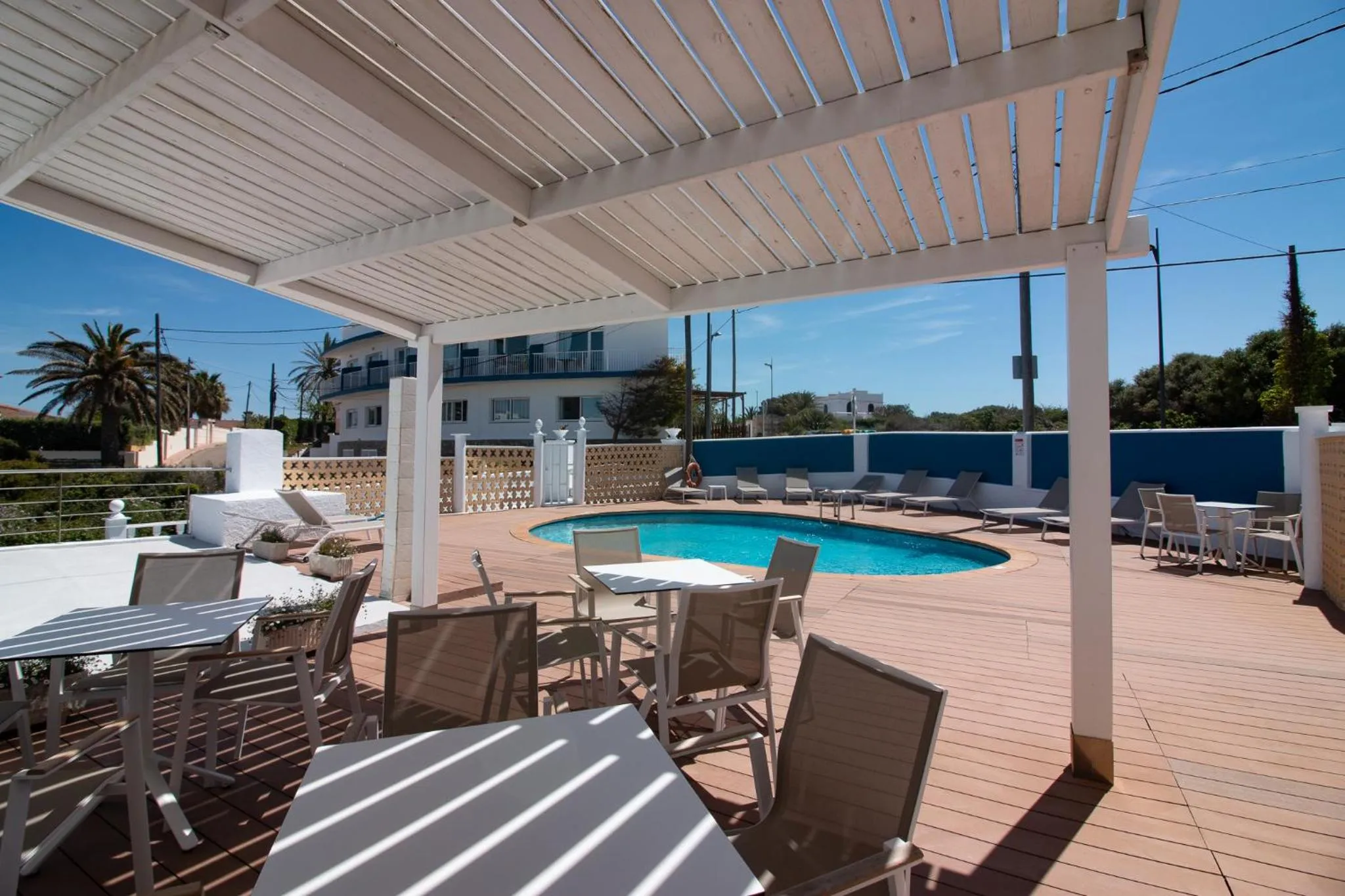 Swimming pool in Cala Bona y Mar Blava