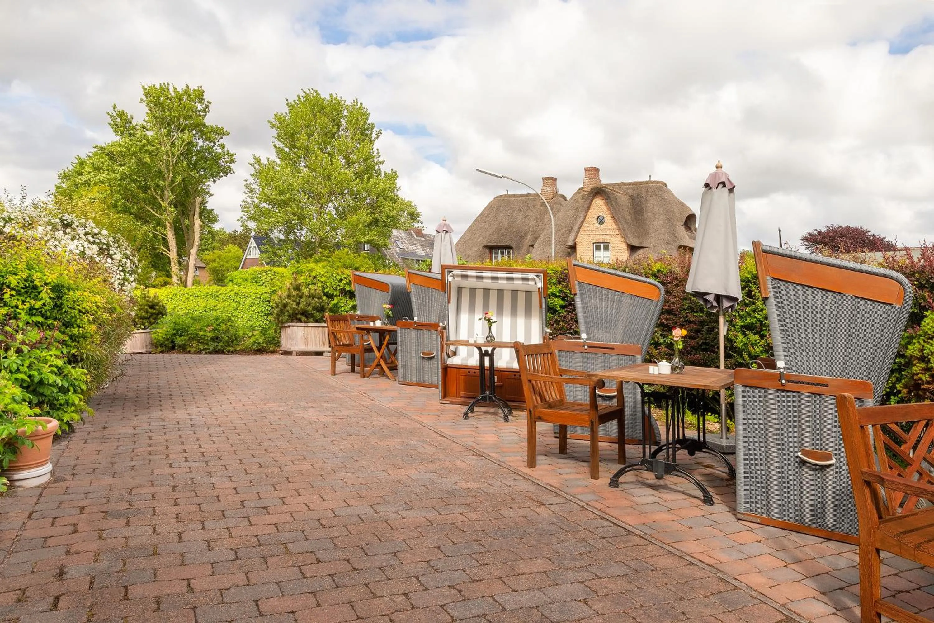 Balcony/Terrace in Hotel Parkresidenz Christian VIII