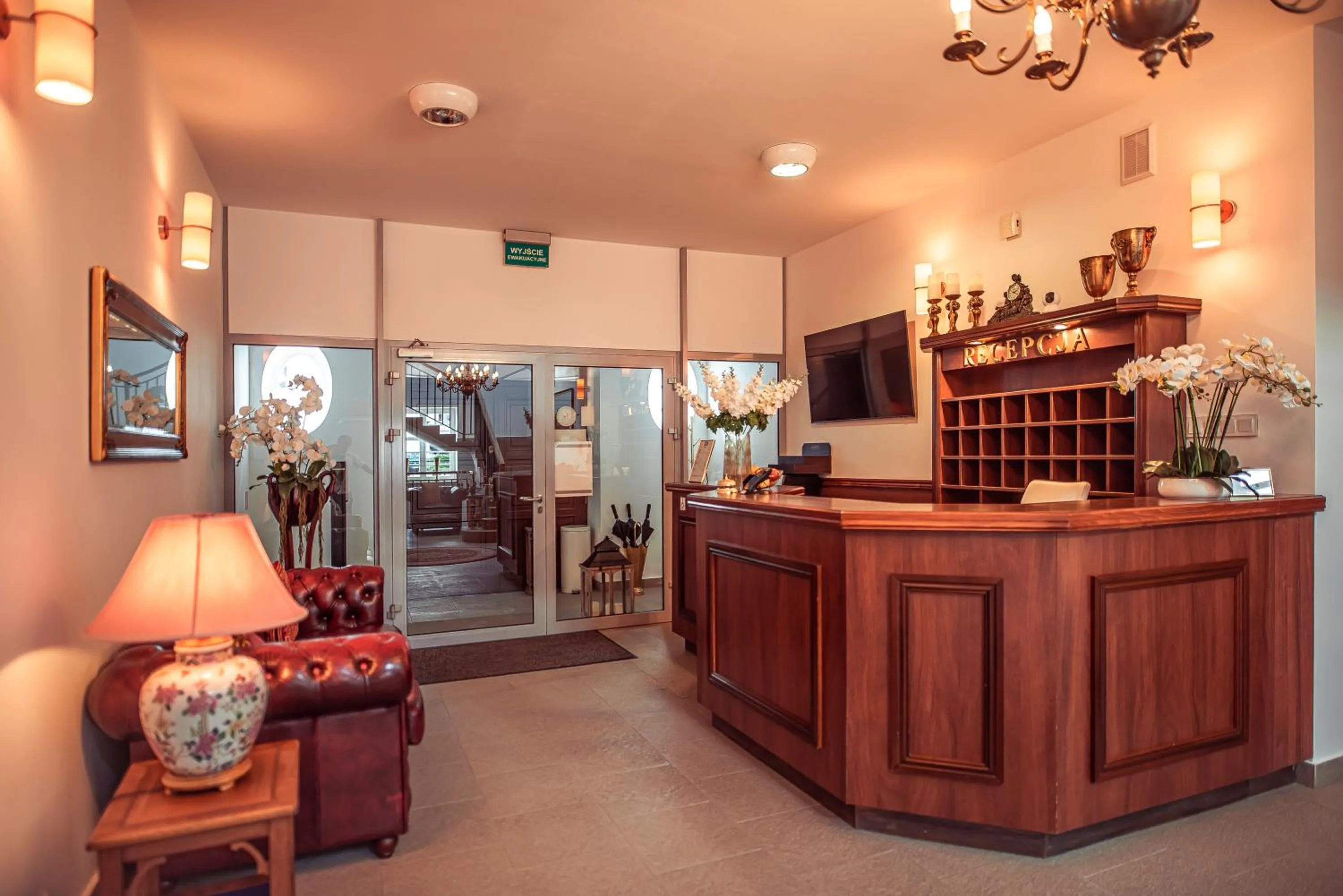 Lobby or reception in Maxim honorujemy bon turystyczny