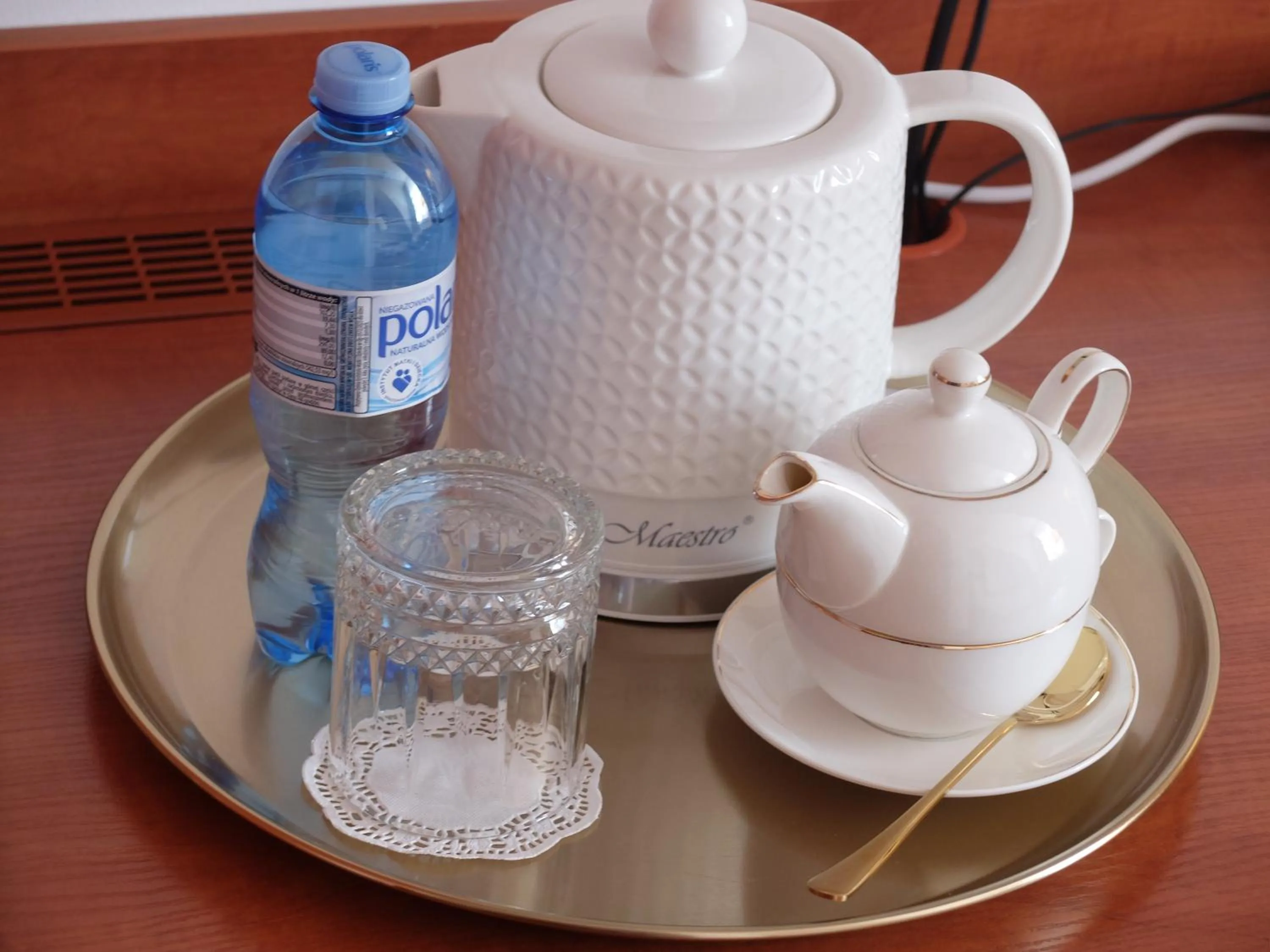 Coffee/tea facilities in Maxim honorujemy bon turystyczny