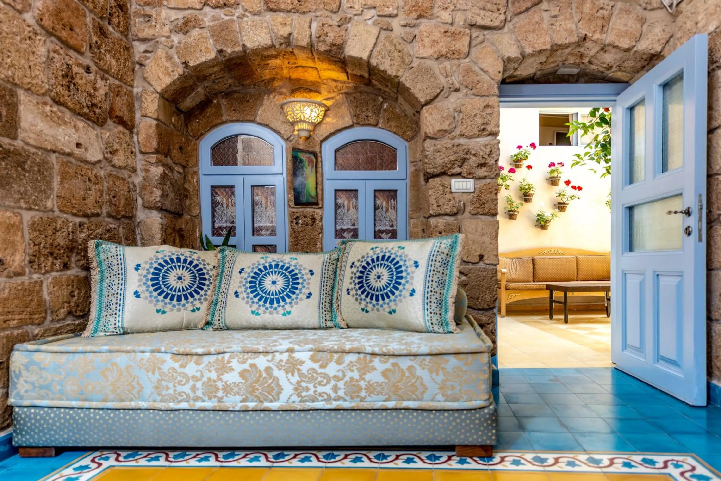 Seating area in Arabesque Arts & Residency