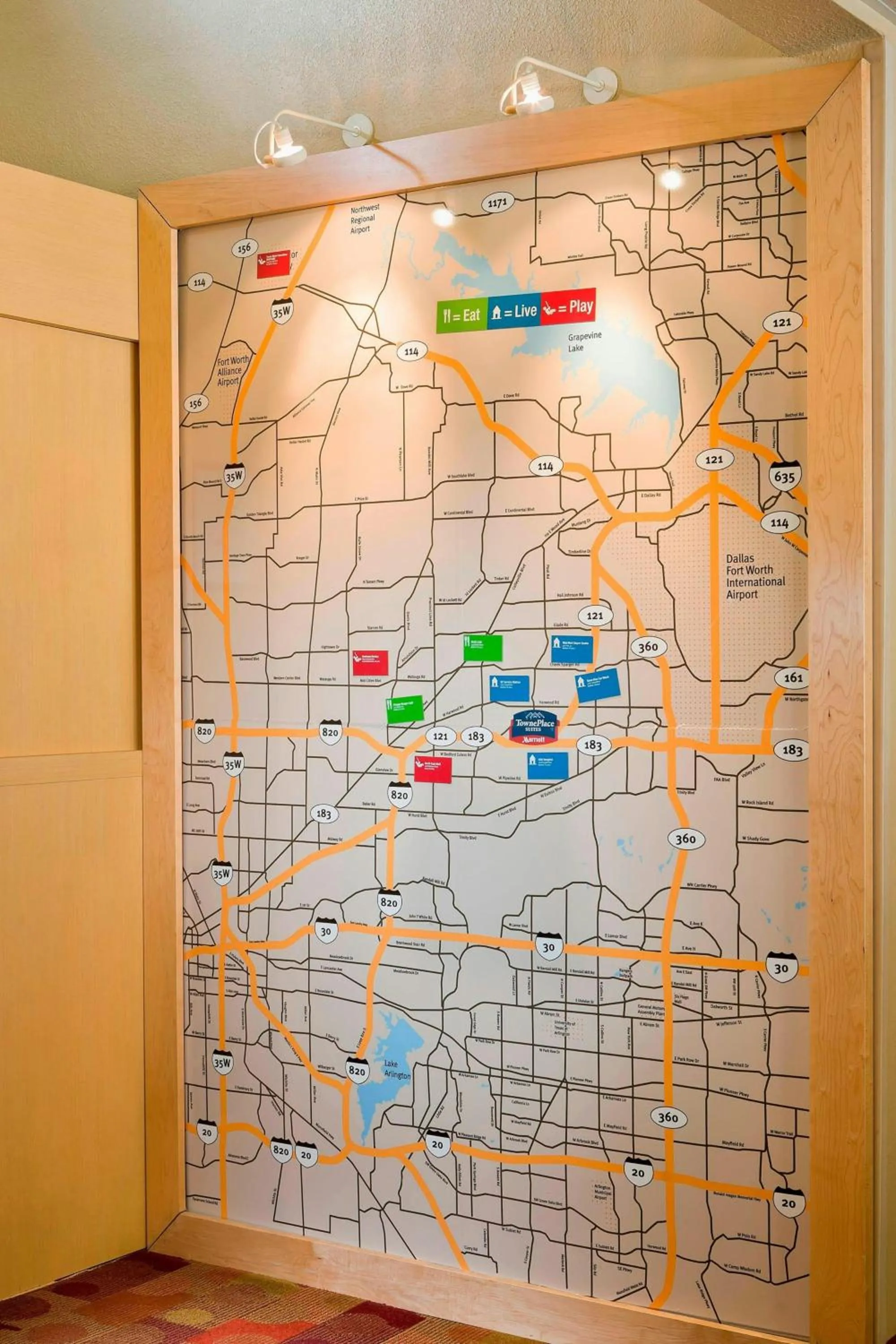 View (from property/room) in TownePlace Suites by Marriott Dallas Bedford