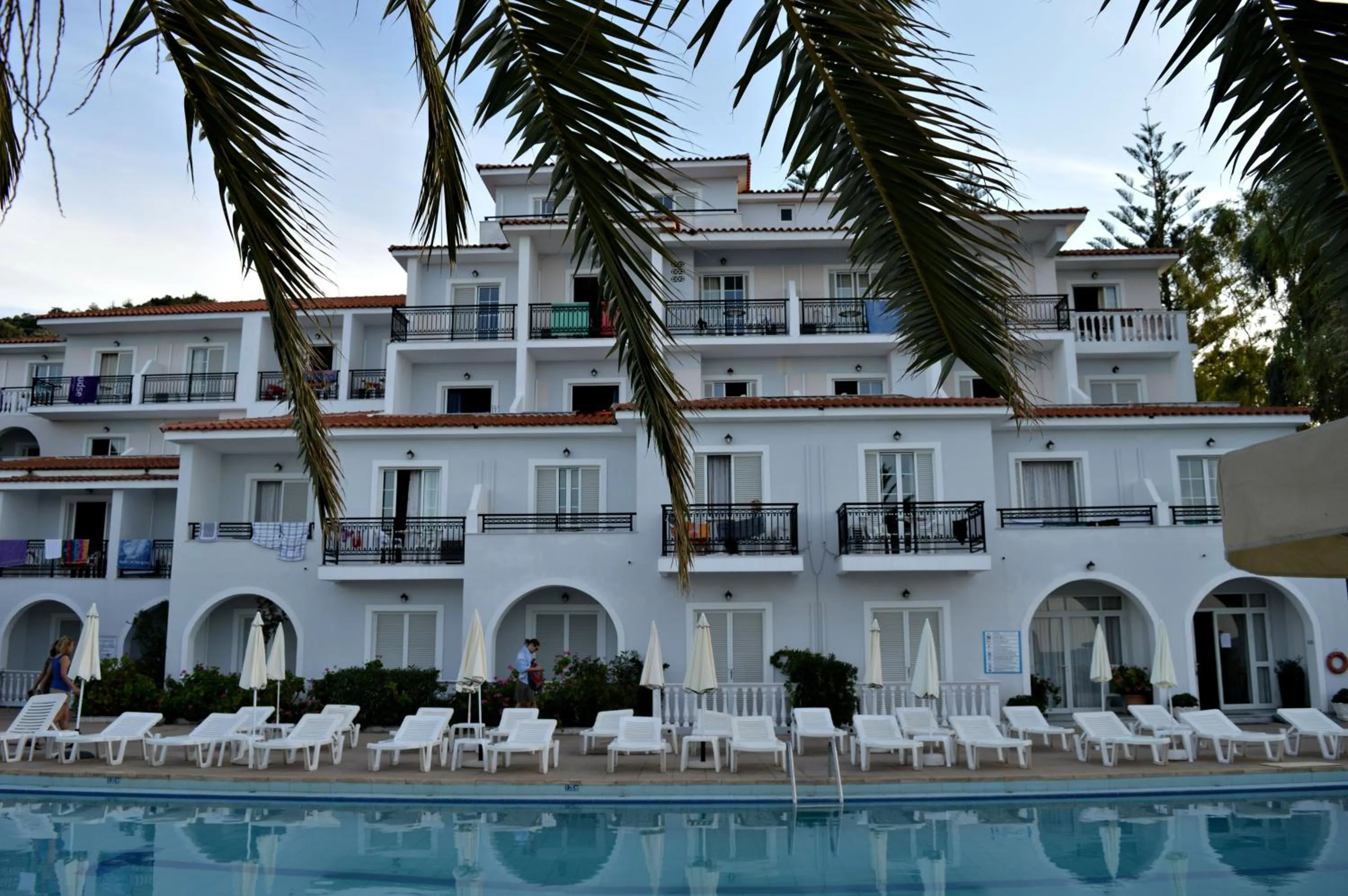 Patio in Paradise Beach Hotel
