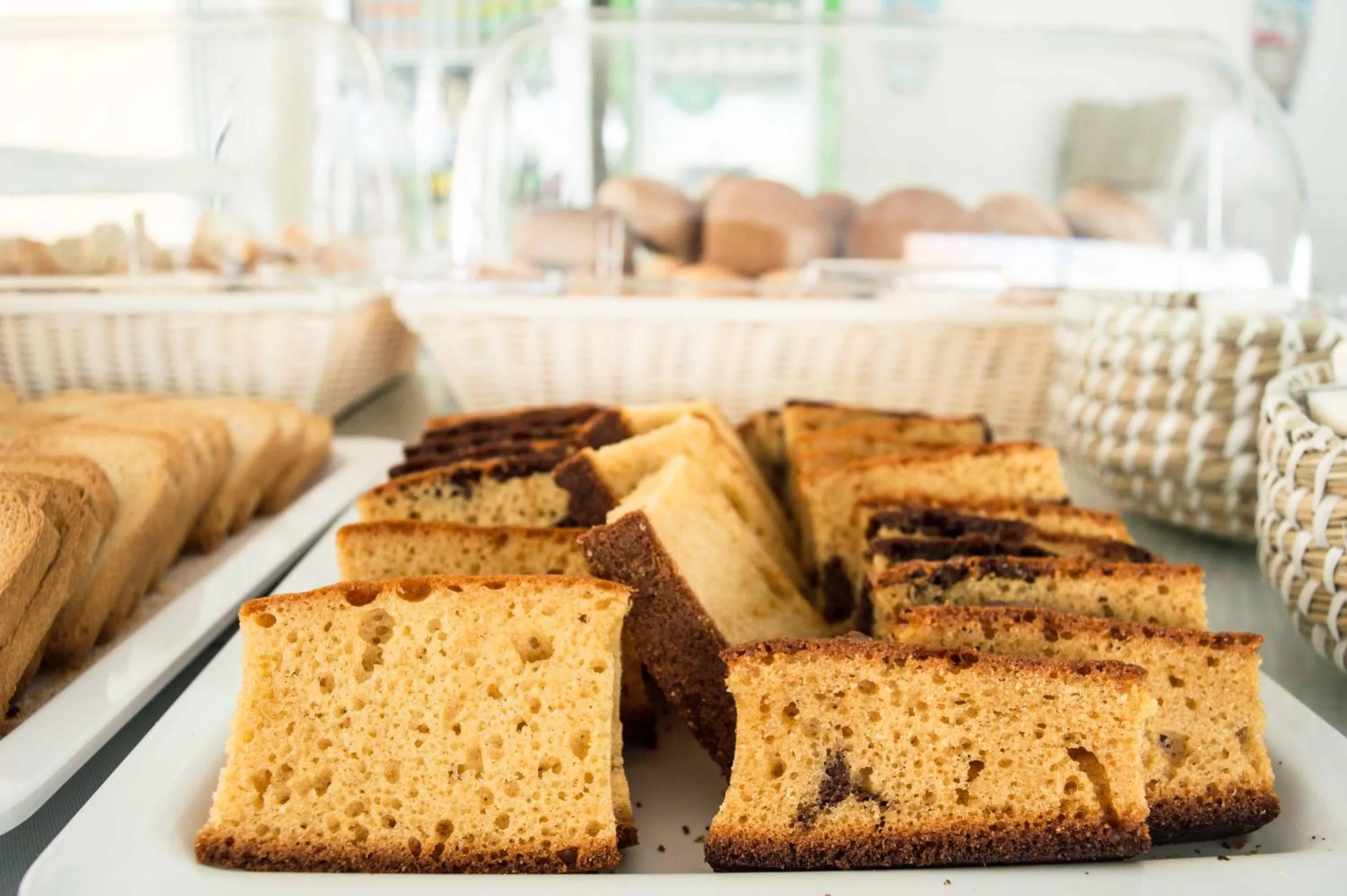 Continental breakfast in Paradise Beach Hotel