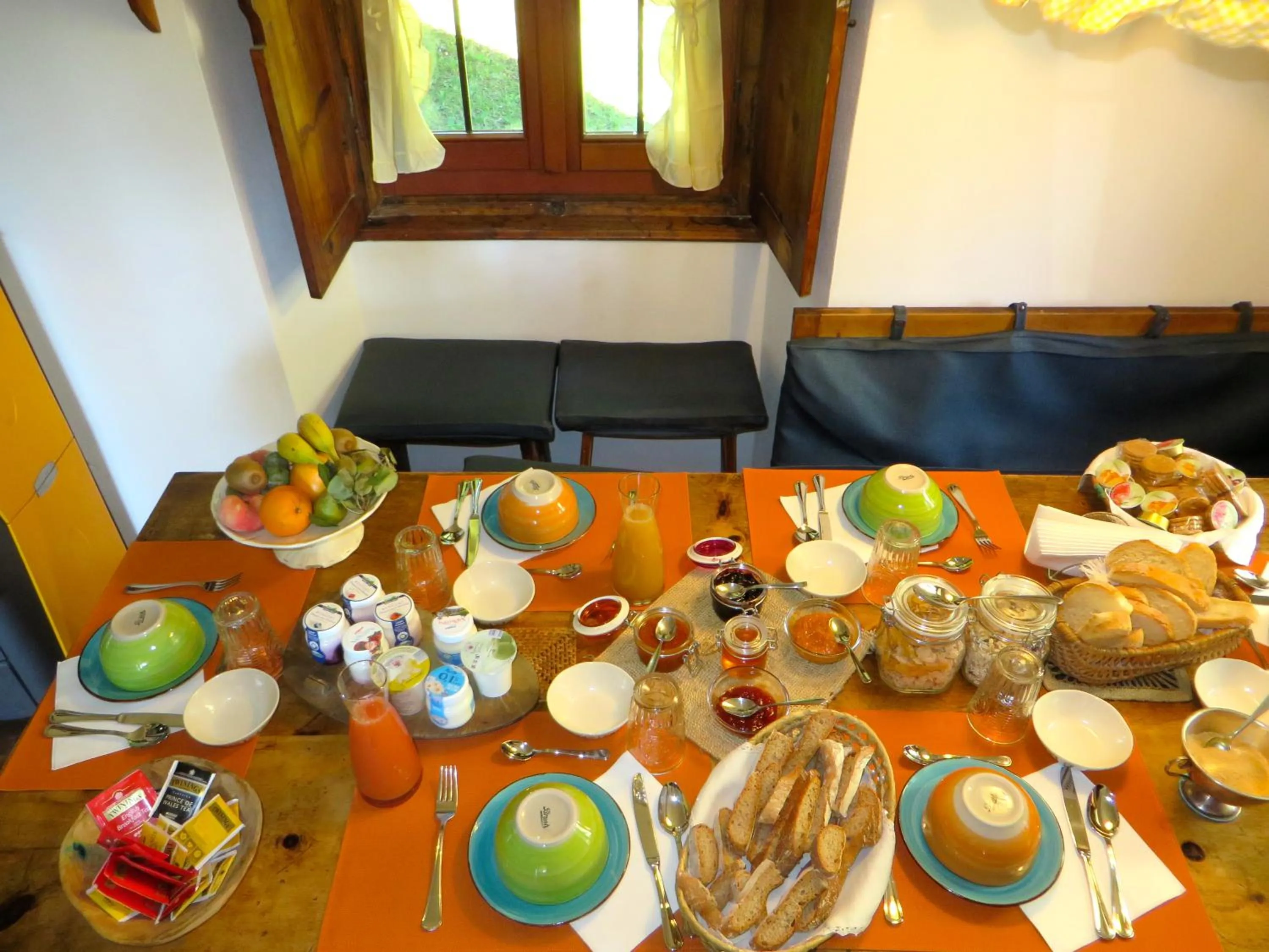 Italian breakfast in Il Cortese