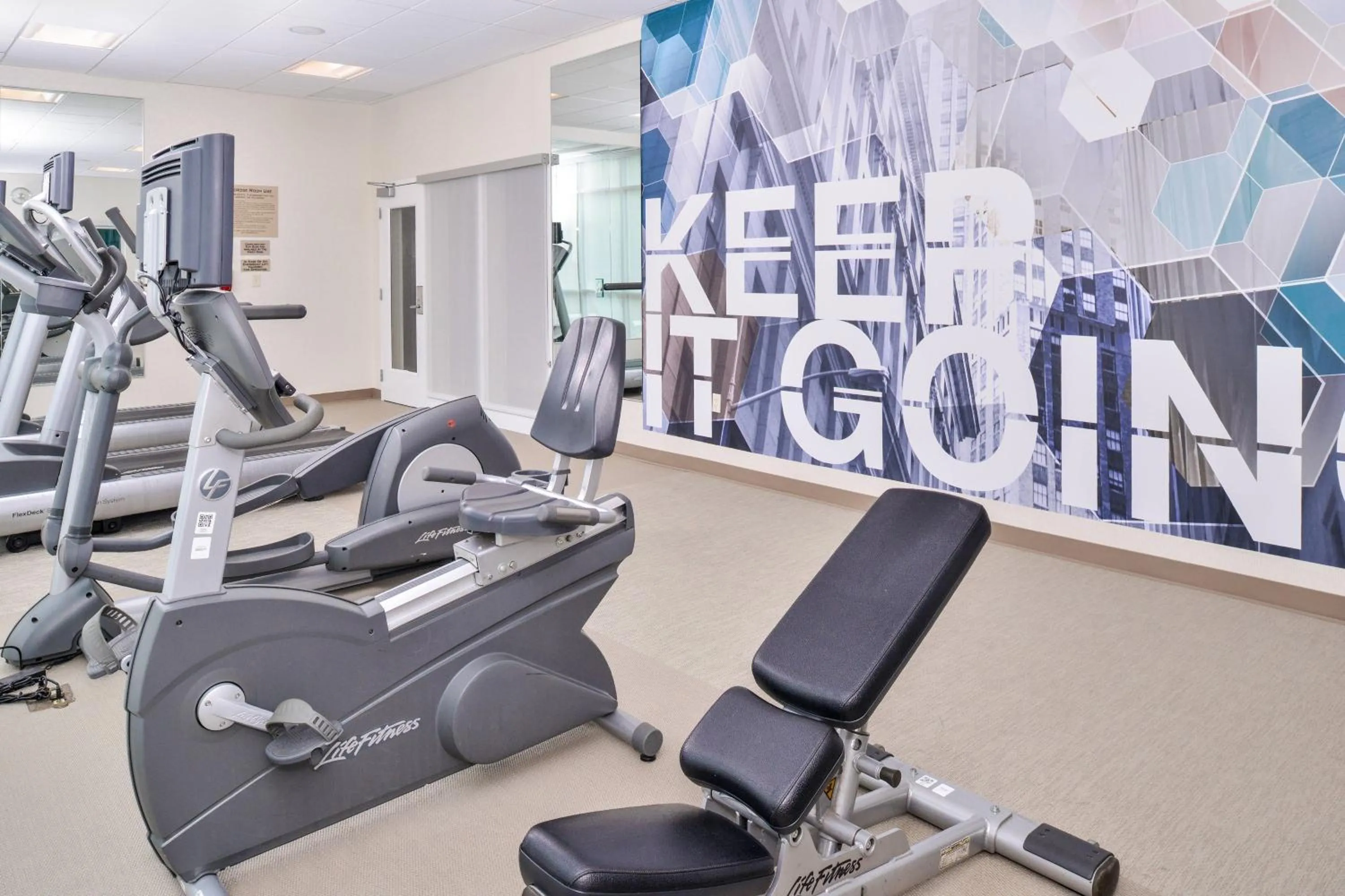 Fitness centre/facilities in SpringHill Suites Ashburn Dulles North
