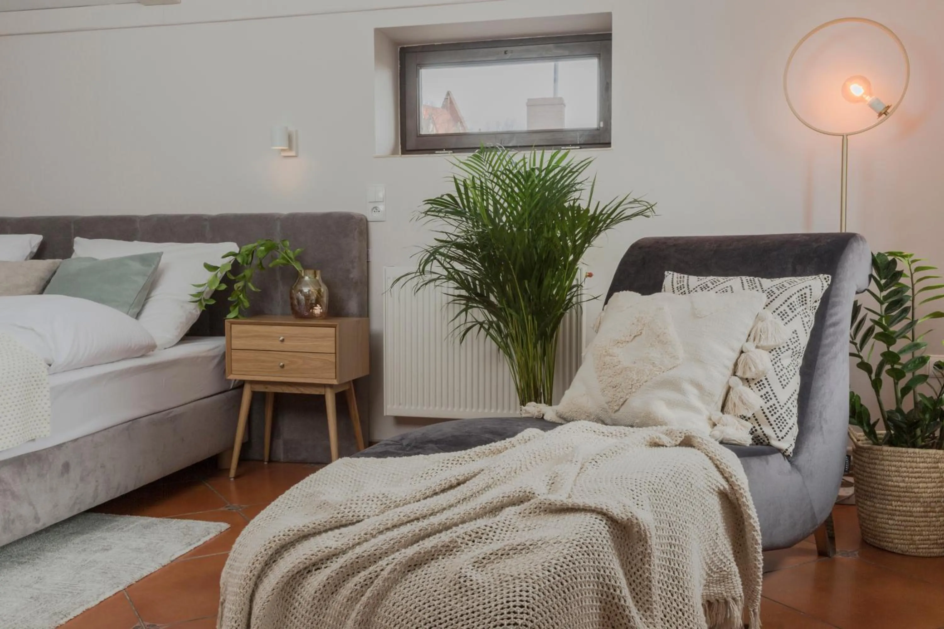 Bed in Hotel Karczma Chełmińska