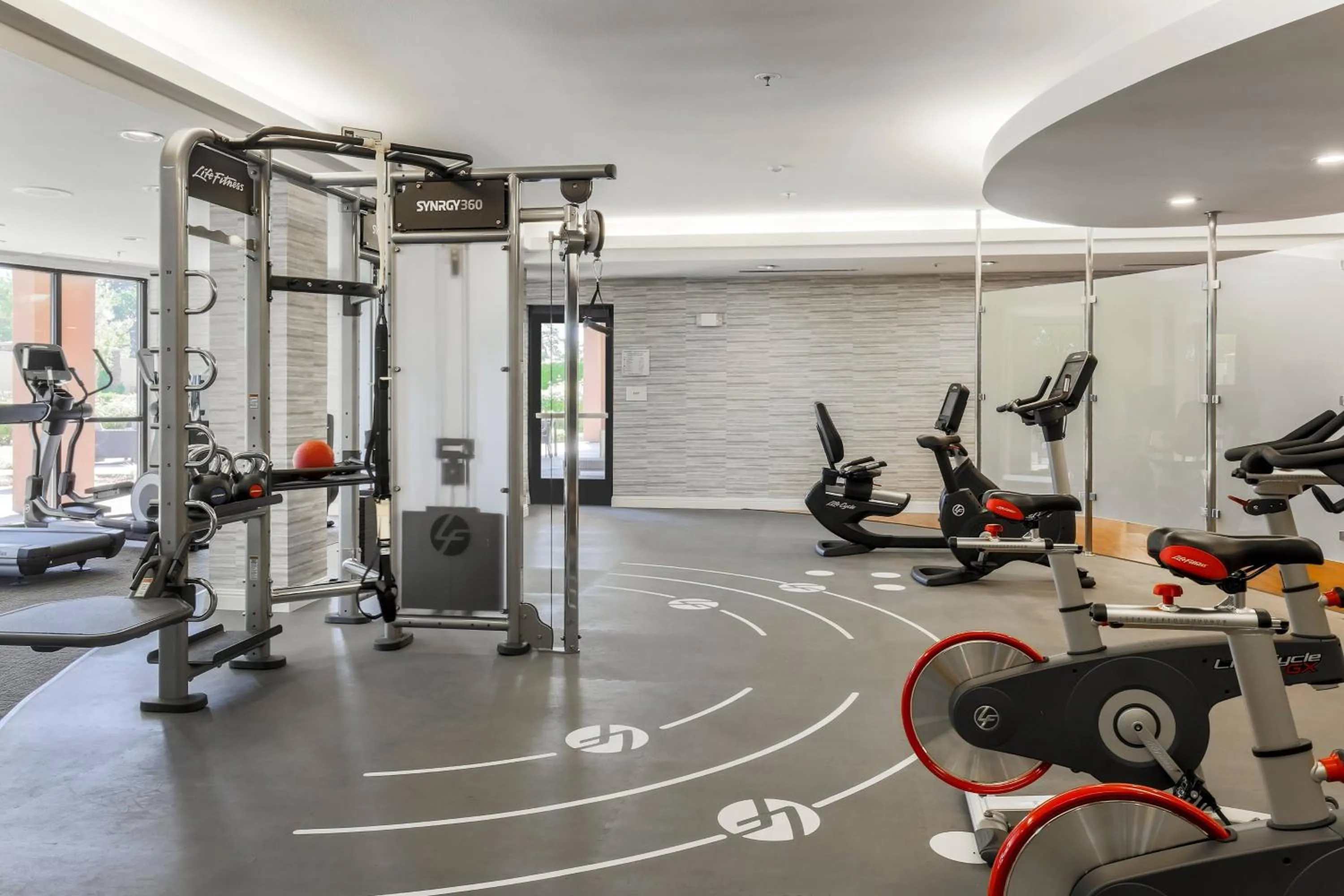 Fitness centre/facilities in Courtyard by Marriott Roseville Galleria Mall/Creekside Ridge Drive