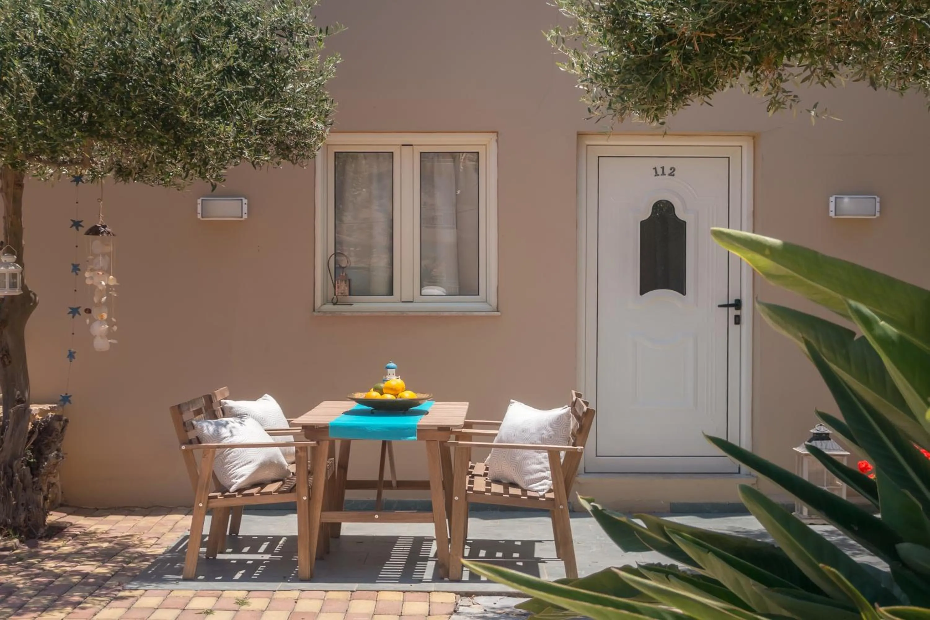 Patio in Notos Heights Hotel & Suites